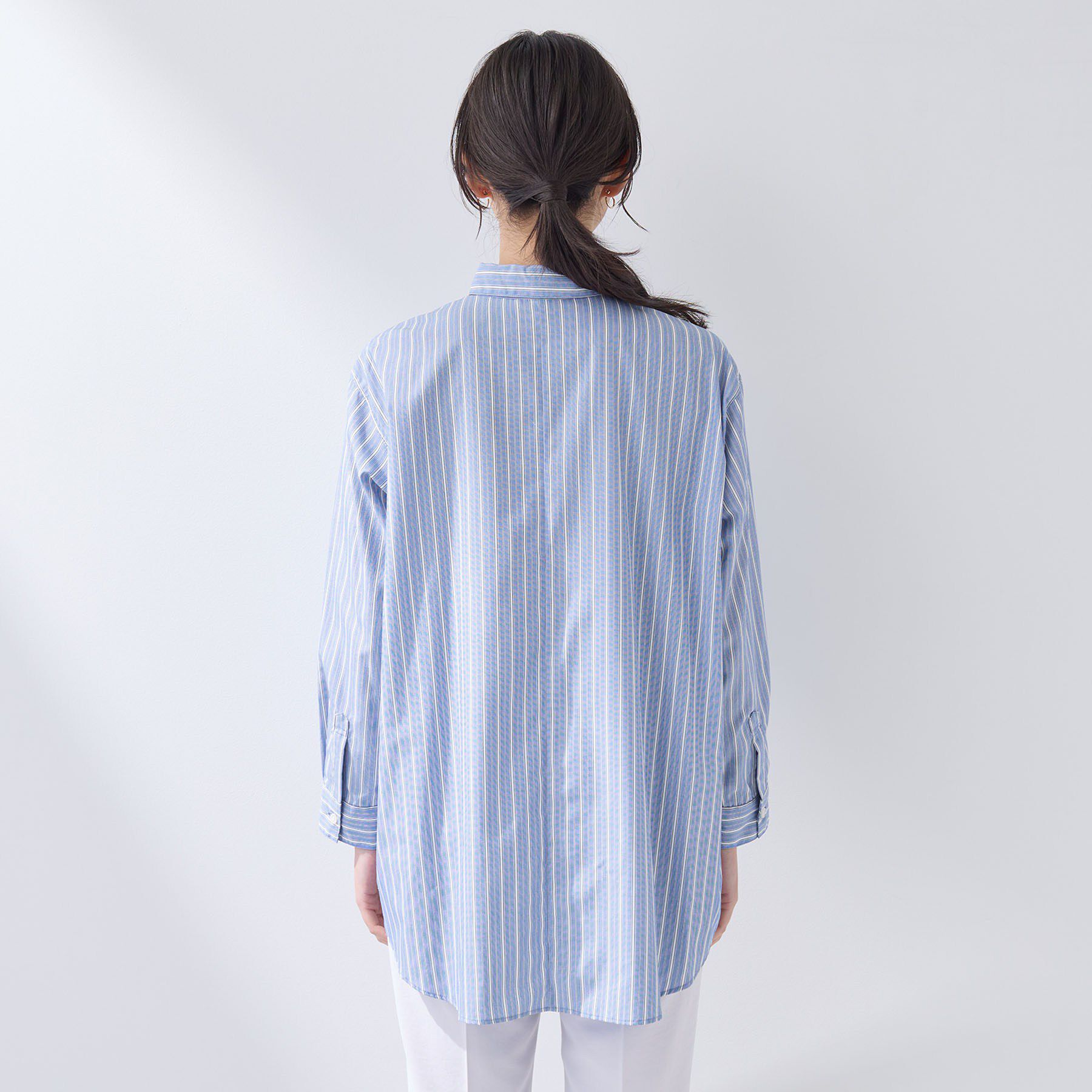 INDIVI「【羽織りとしても活躍】ベーシックレギュラーシャツ」|シャツ・ブラウス|