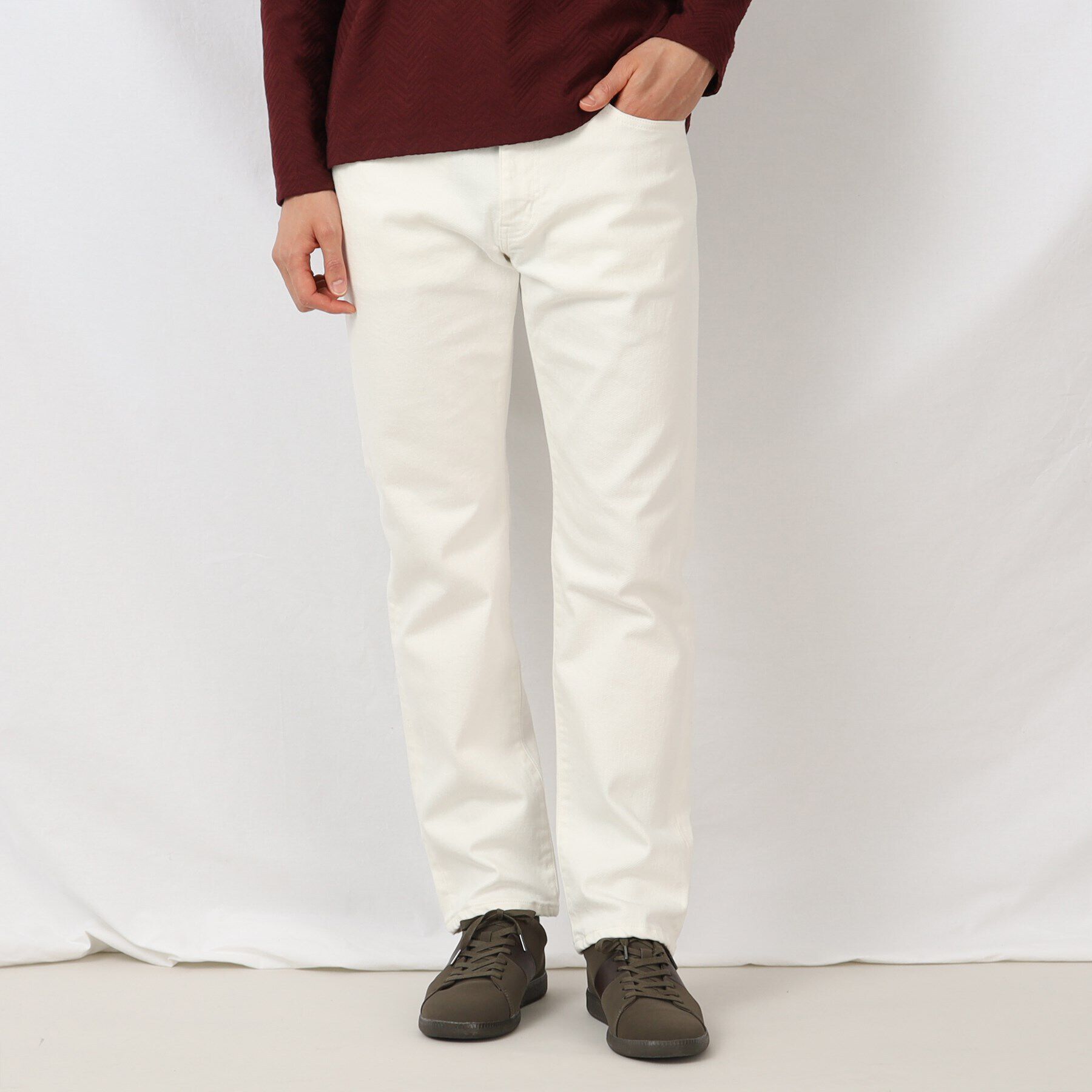 TAKEO KIKUCHI「【Sサイズ～】ストレッチ デニム パンツ」|デニム|