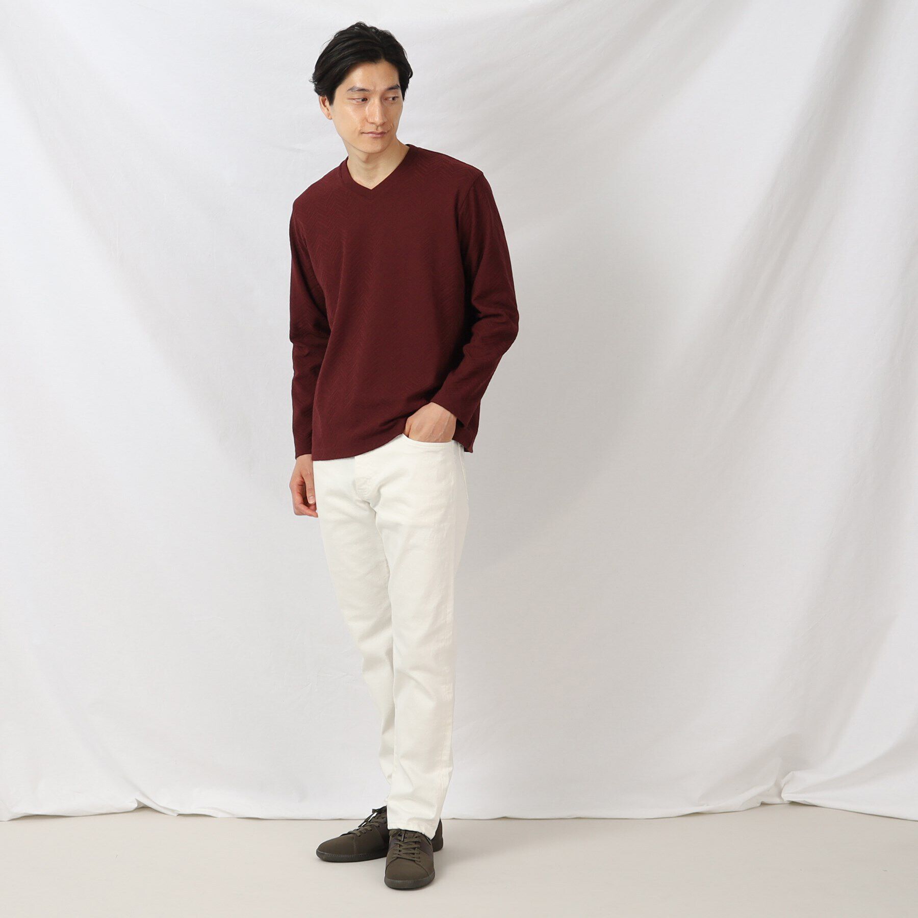 TAKEO KIKUCHI「【Sサイズ～】ストレッチ デニム パンツ」|デニム|