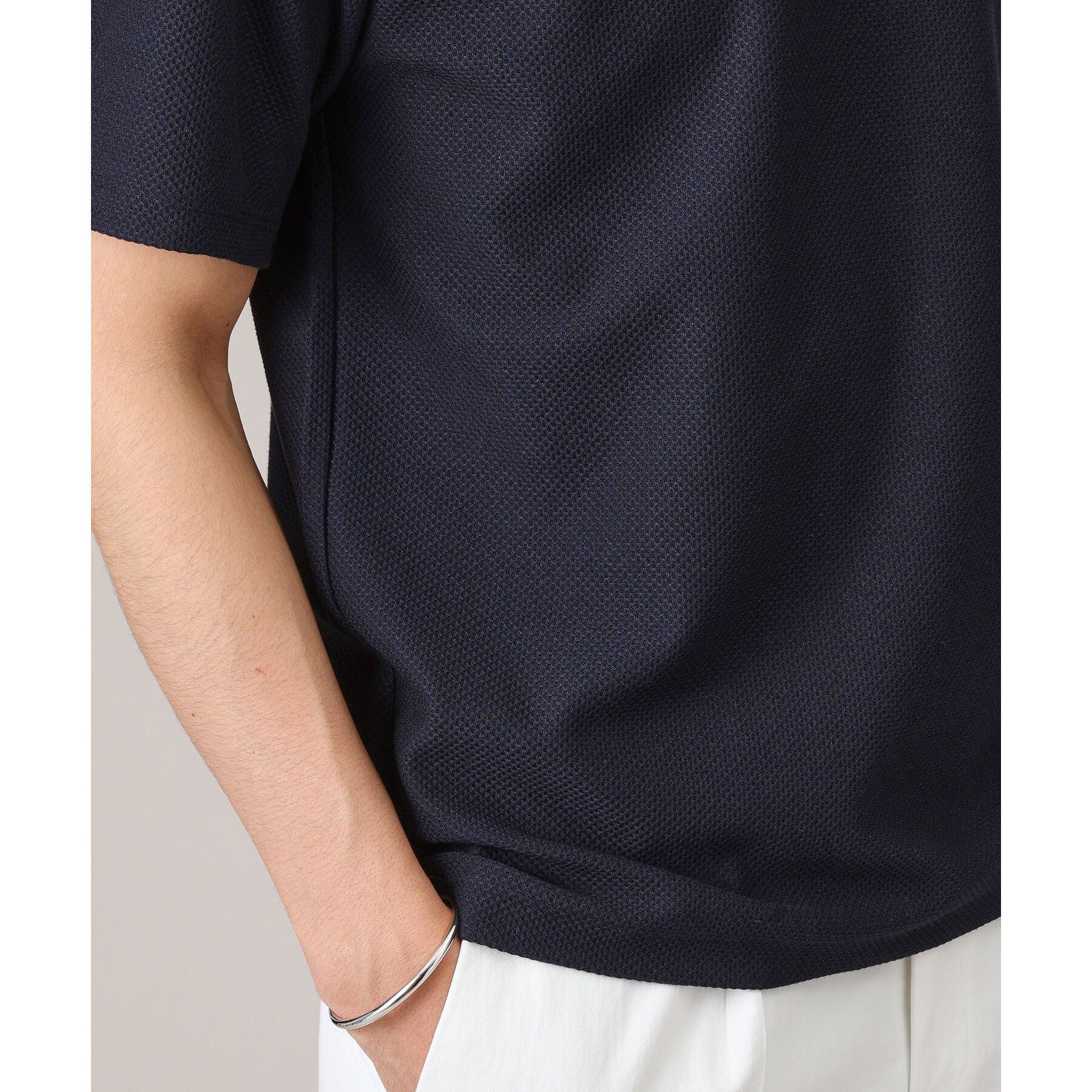 TAKEO KIKUCHI「【尾州織/Made in JAPAN】メランジ Tシャツ」|Tシャツ・カットソー|