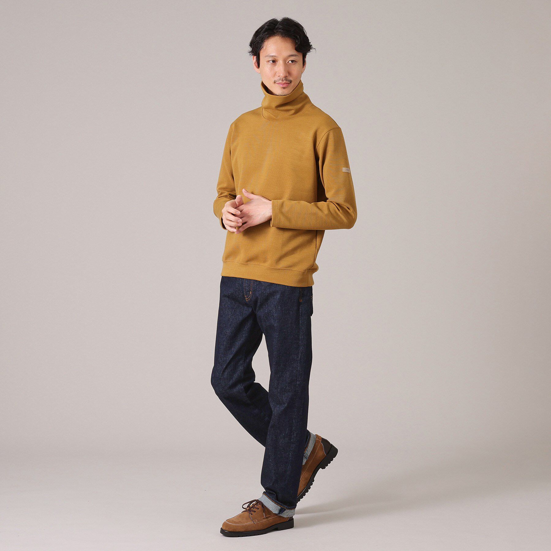 TAKEO KIKUCHI「ウールブレンド オフタートルネック カットソー」|Tシャツ・カットソー|