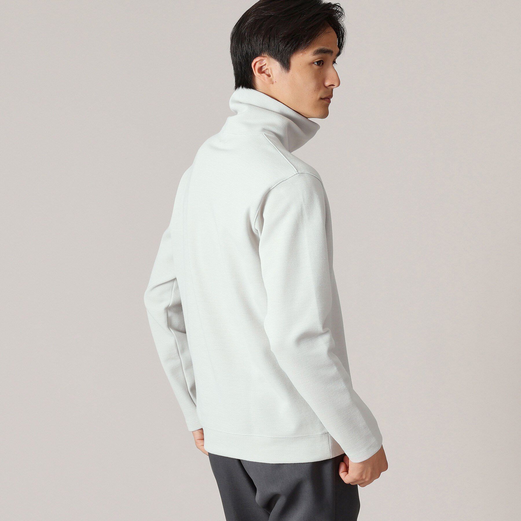 TAKEO KIKUCHI「ウールブレンド オフタートルネック カットソー」|Tシャツ・カットソー|