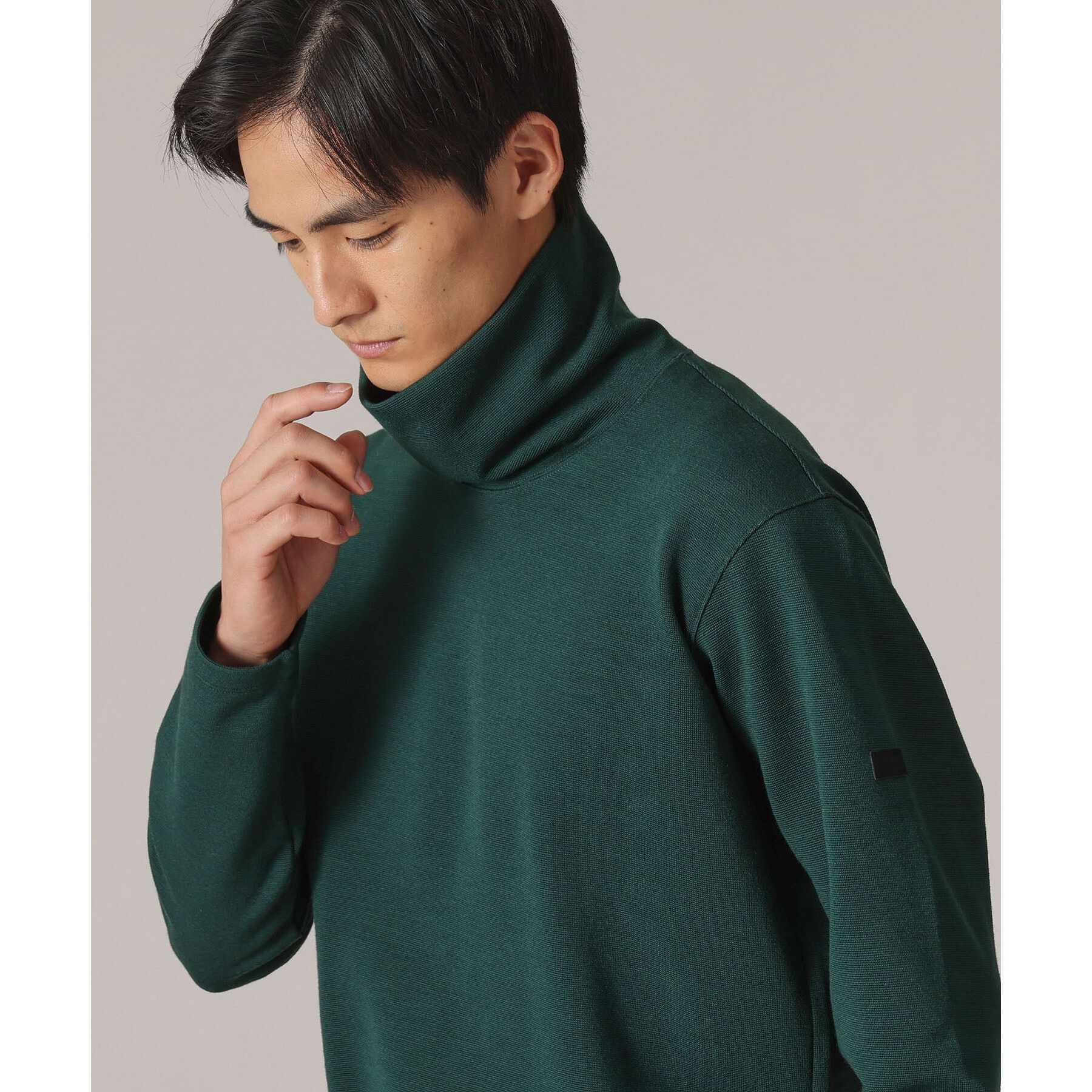 TAKEO KIKUCHI「ウールブレンド オフタートルネック カットソー」|Tシャツ・カットソー|