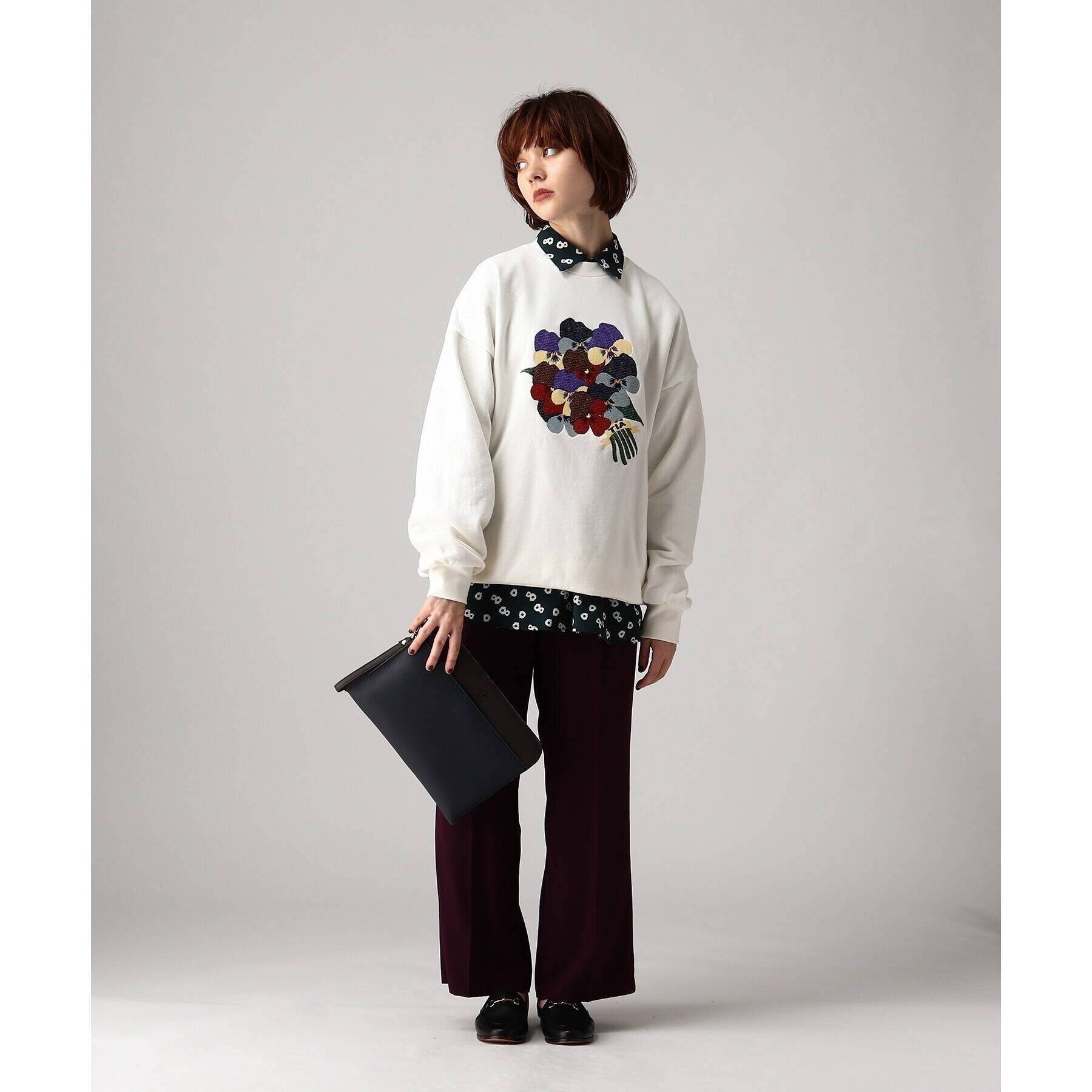 tk.TAKEO KIKUCHI「レザー調ジップクラッチバッグ」|クラッチバッグ|