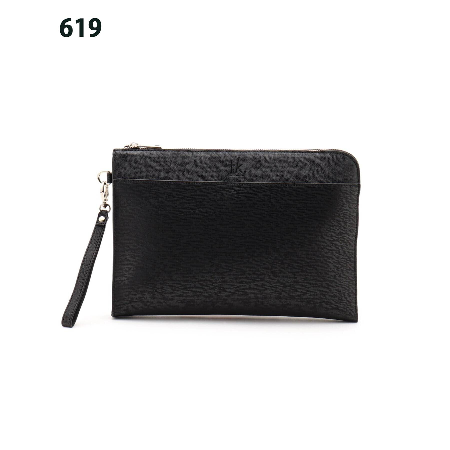 tk.TAKEO KIKUCHI「レザー調ジップクラッチバッグ」|クラッチバッグ|