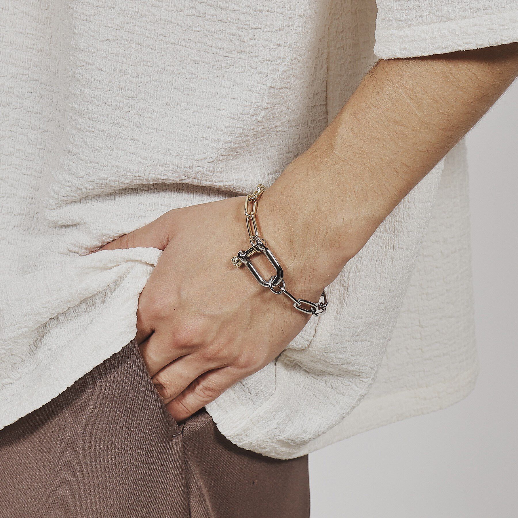 tk.TAKEO KIKUCHI「シャックル＆ビットブレスレッド」|ブレスレット・バングル|