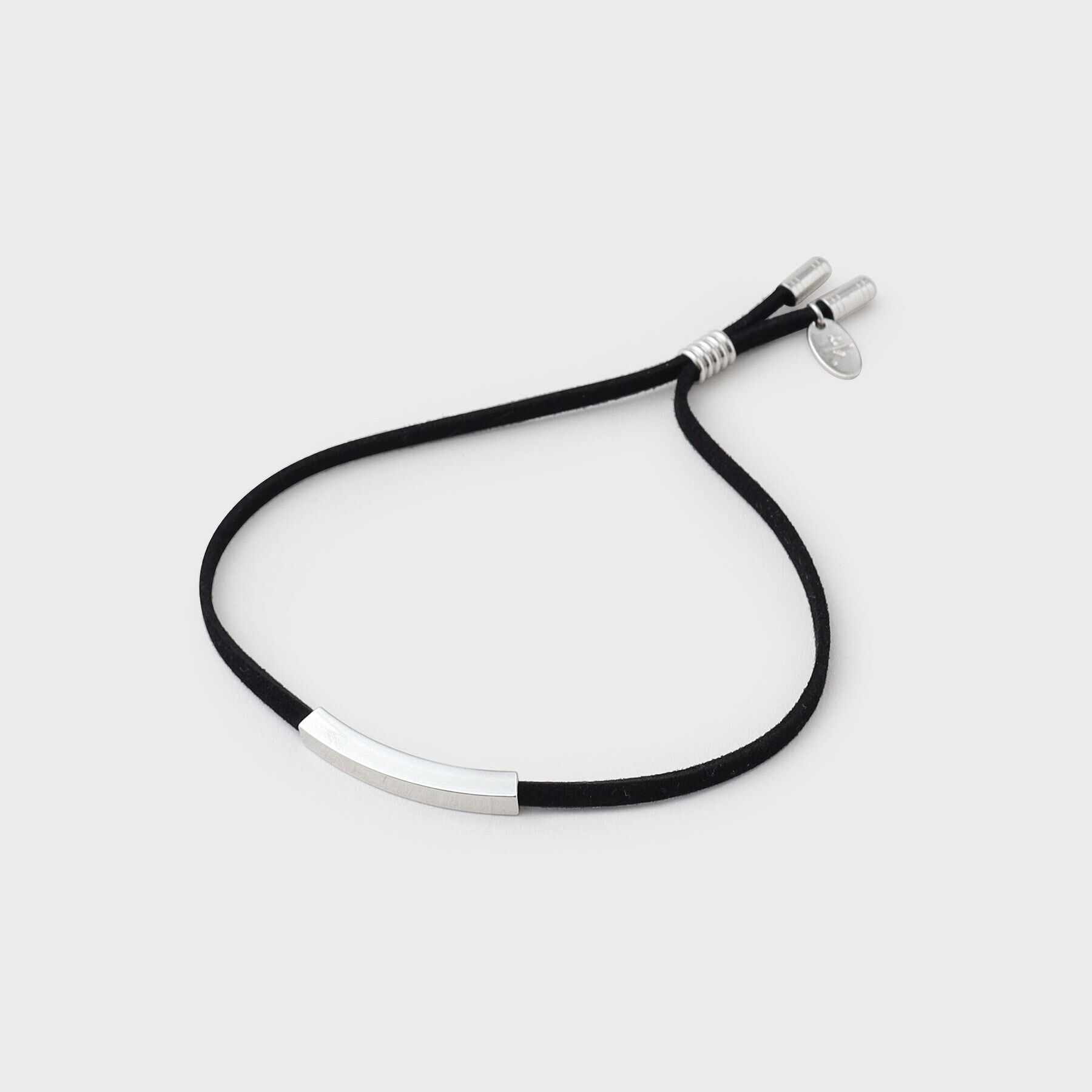 tk.TAKEO KIKUCHI「フェイクスエードコードブレスレット」|ブレスレット・バングル|シルバー(006)