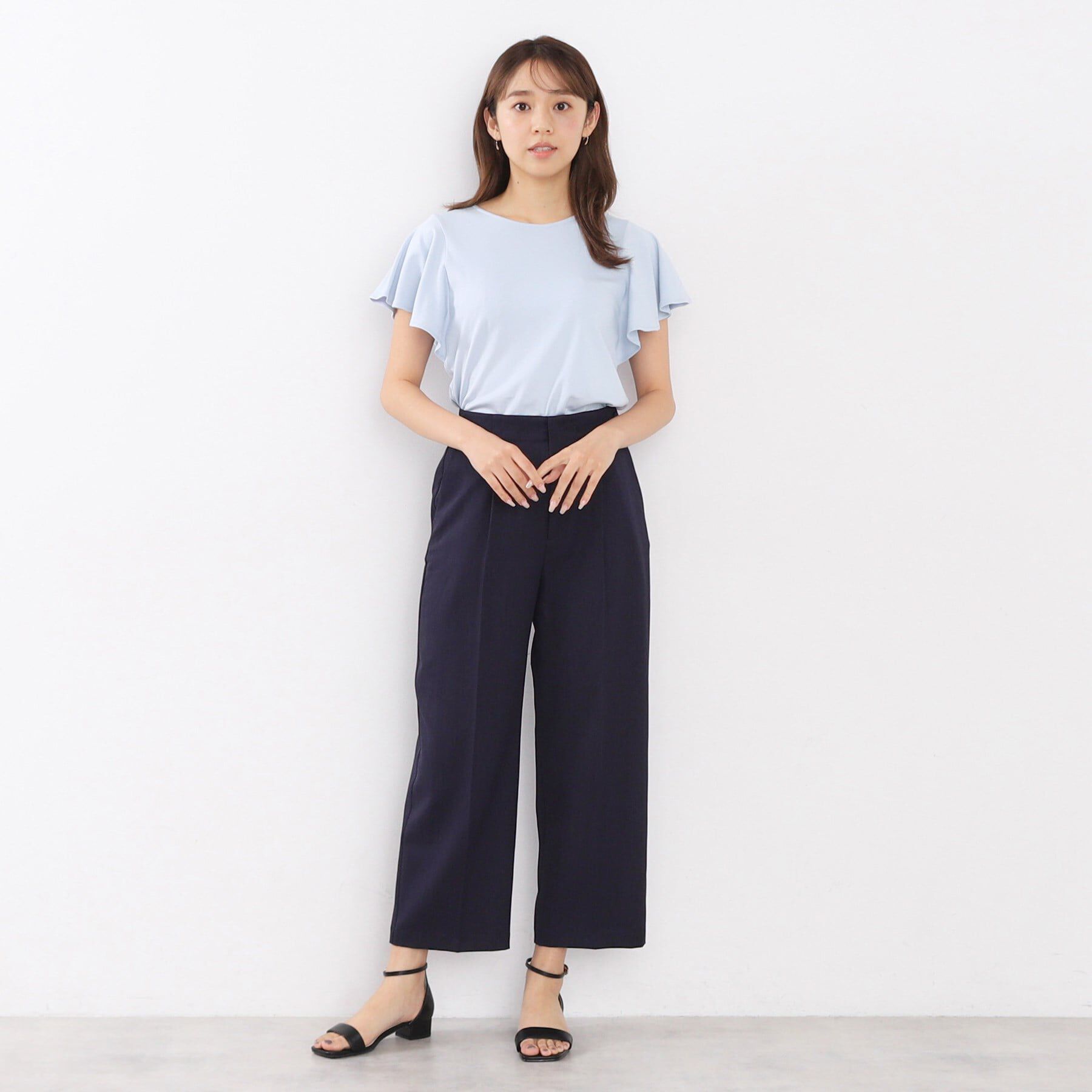 index「UV フレアースリーブトップス【接触冷感/洗濯機洗い可】」|Tシャツ・カットソー|