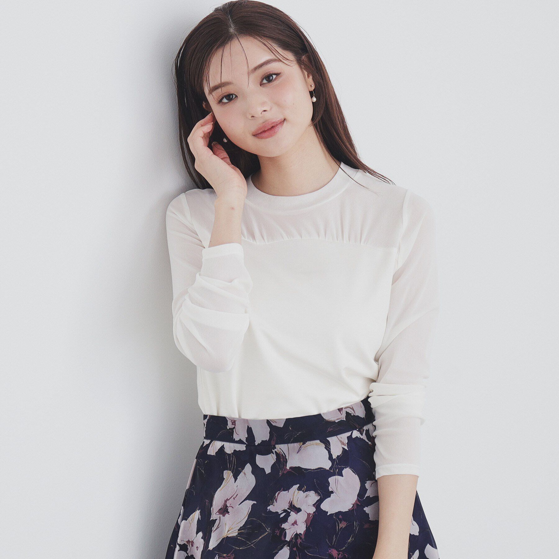 index「ドッキングシアーインナー【洗濯機洗い可】」|Tシャツ・カットソー|オフホワイト(003