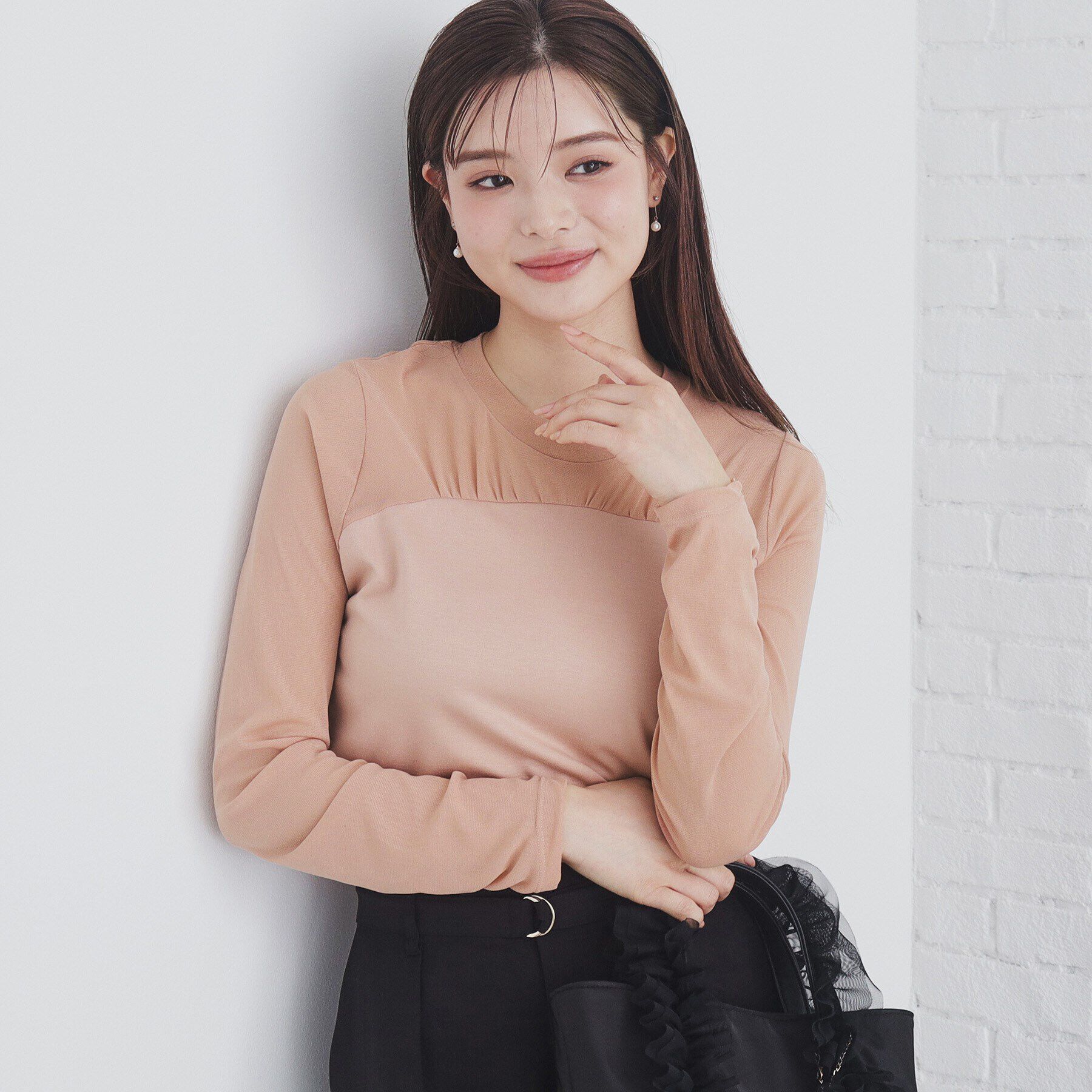 index「ドッキングシアーインナー【洗濯機洗い可】」|Tシャツ・カットソー|オレンジ(065)