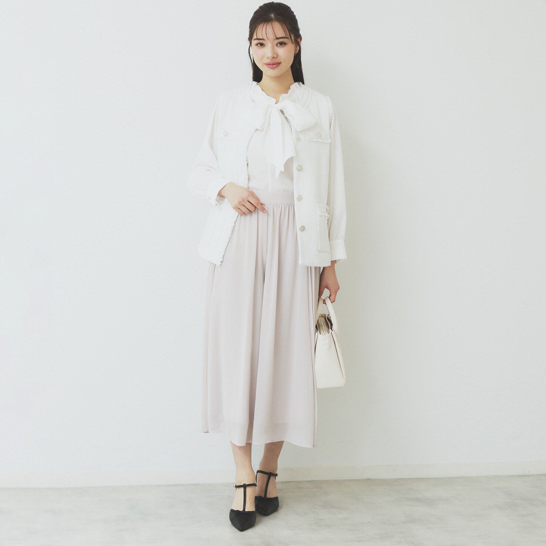 index「サイドプリーツフレアパンツ【洗濯機洗い可】」|その他|