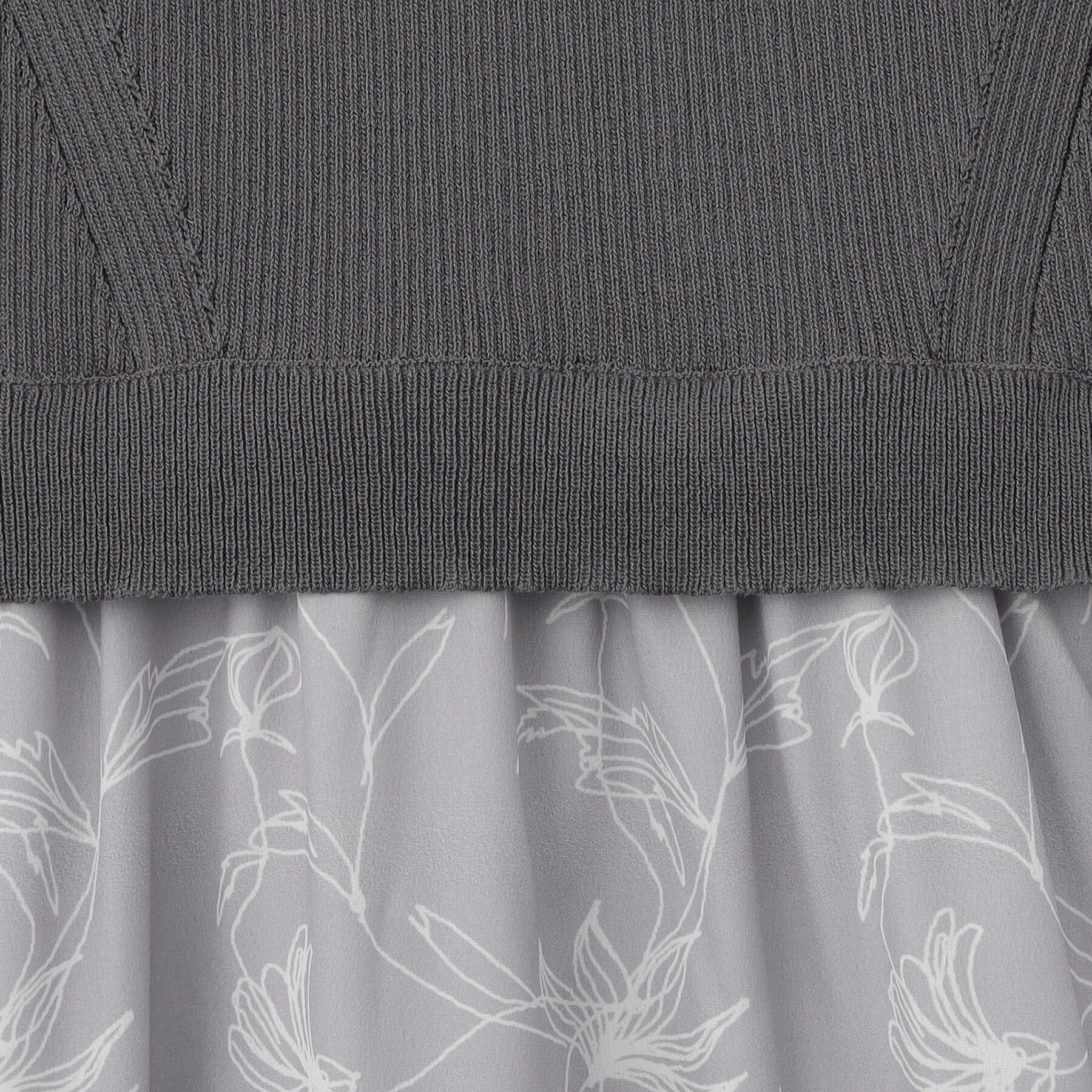 index「《ツインセット》カーディガン&times;ニットドッキングワンピース【洗濯機洗い可】」|スーツ|