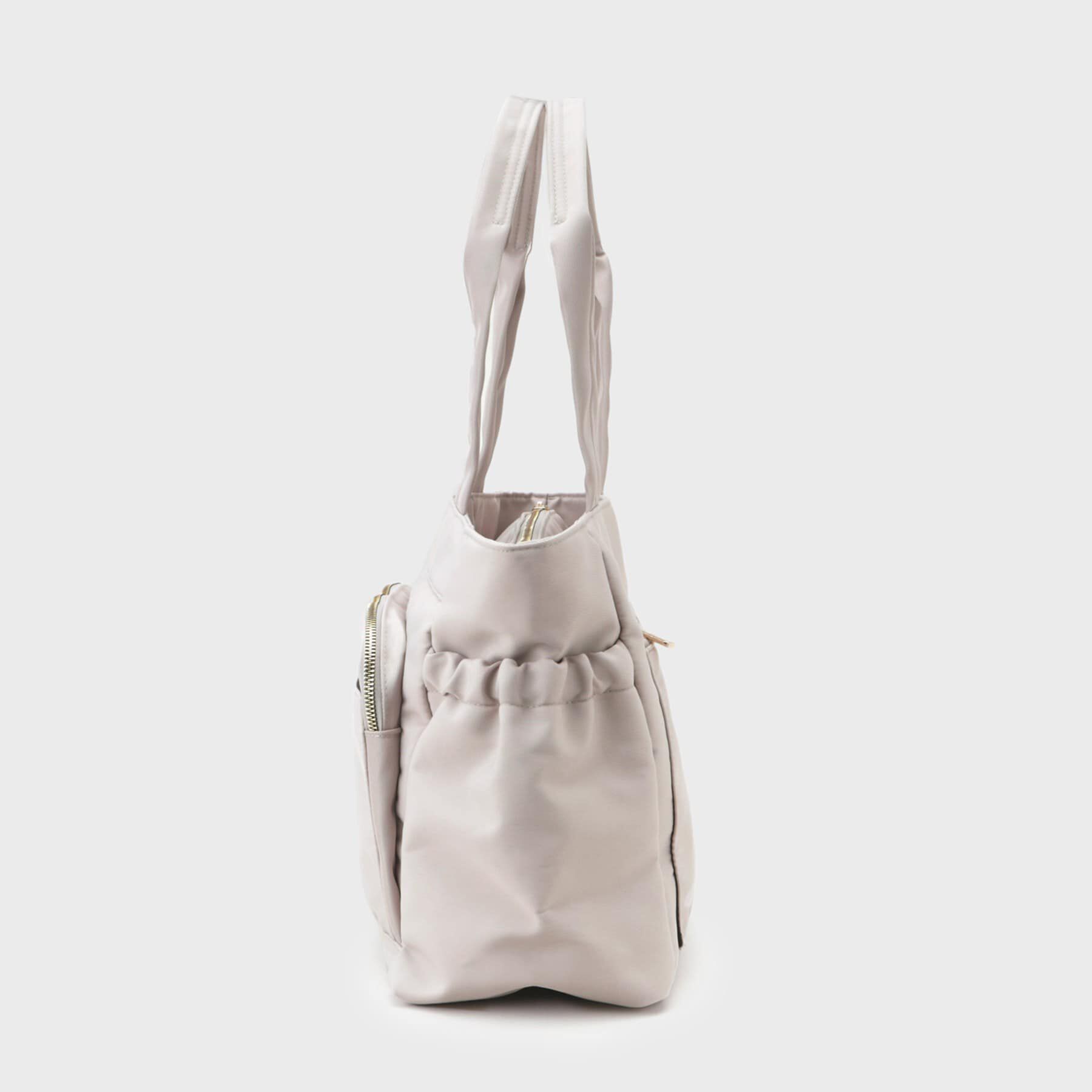 OPAQUE.CLIP「【撥水加工／マルチポケット／A4サイズ対応】フロントポケットデザインビッグトートバッグ」|トートバッグ|