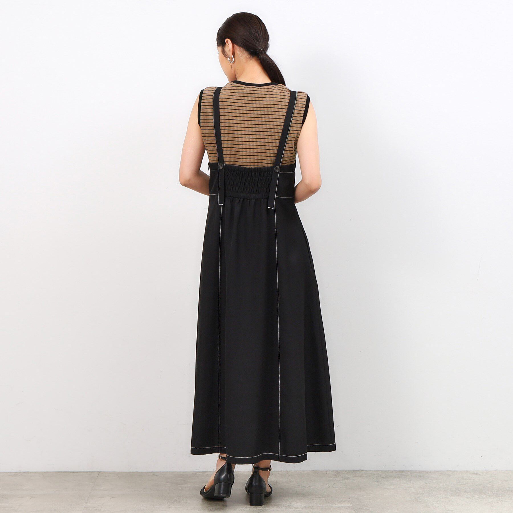 OPAQUE.CLIP「《Oggi掲載》リブノースリーブカットソー【洗濯機洗い可】」|Tシャツ・カットソー|