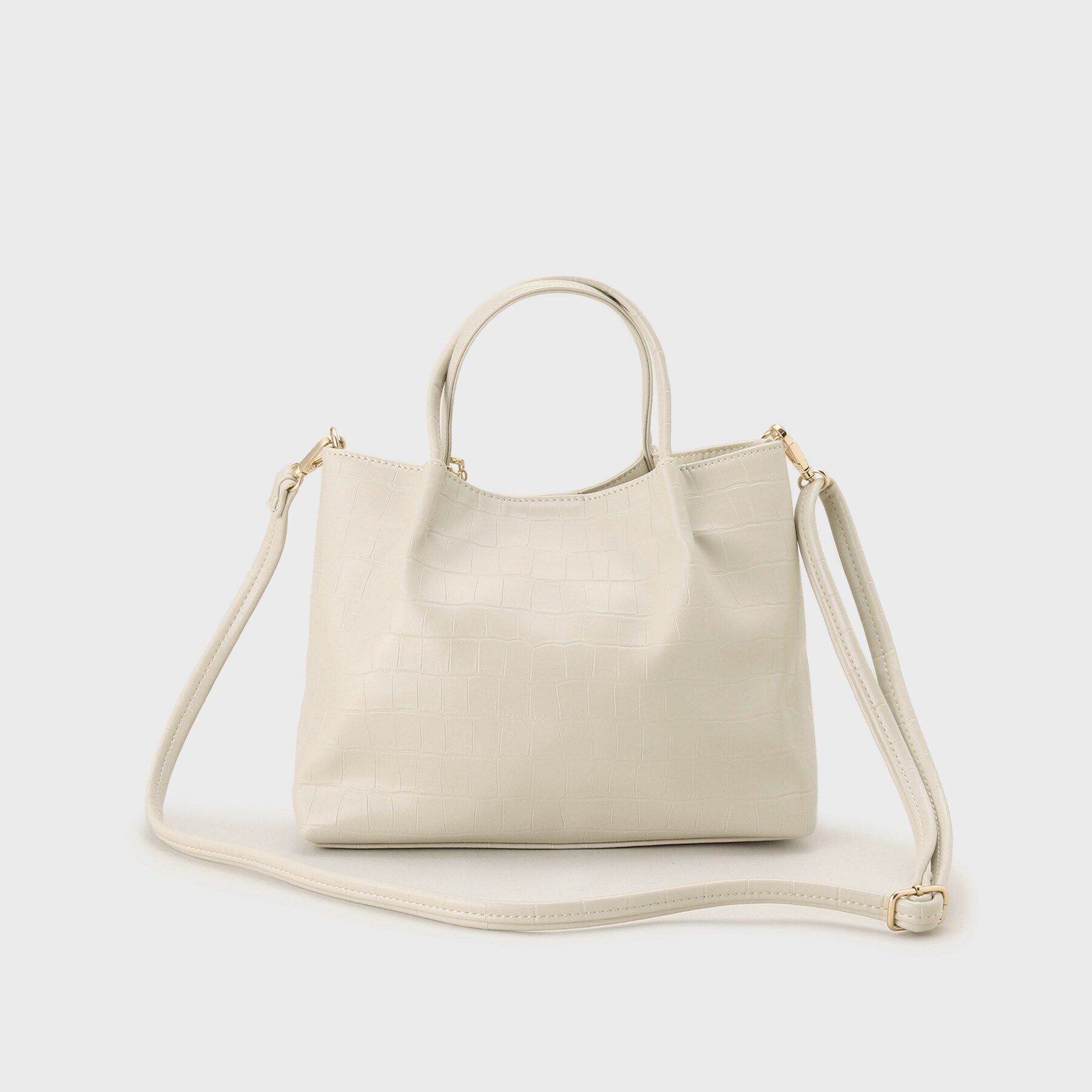 OPAQUE.CLIP「新色追加【2WAY】シンプルミドルトートバッグ」|トートバッグ|