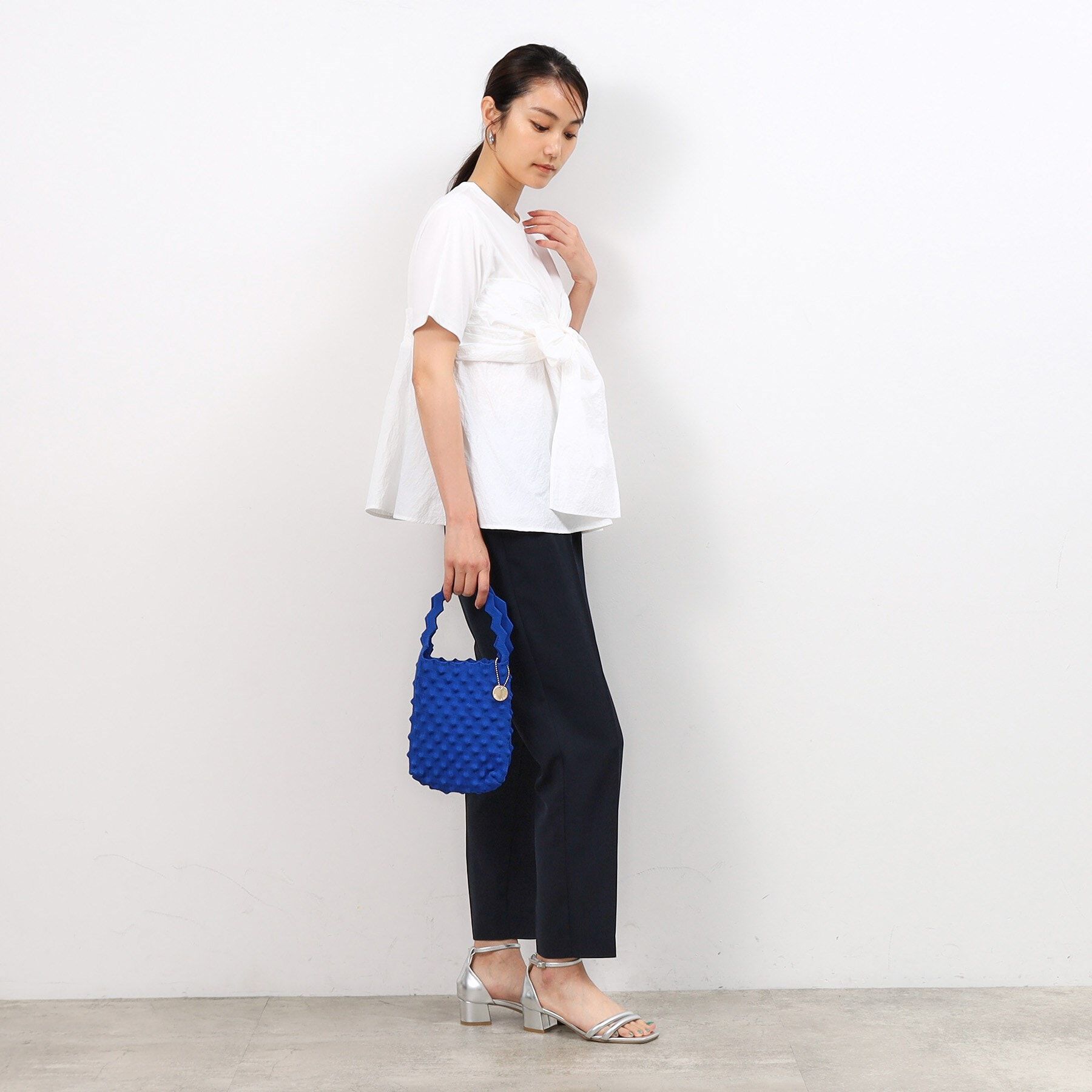 OPAQUE.CLIP「ポコポコニットバッグ」|ハンドバッグ|