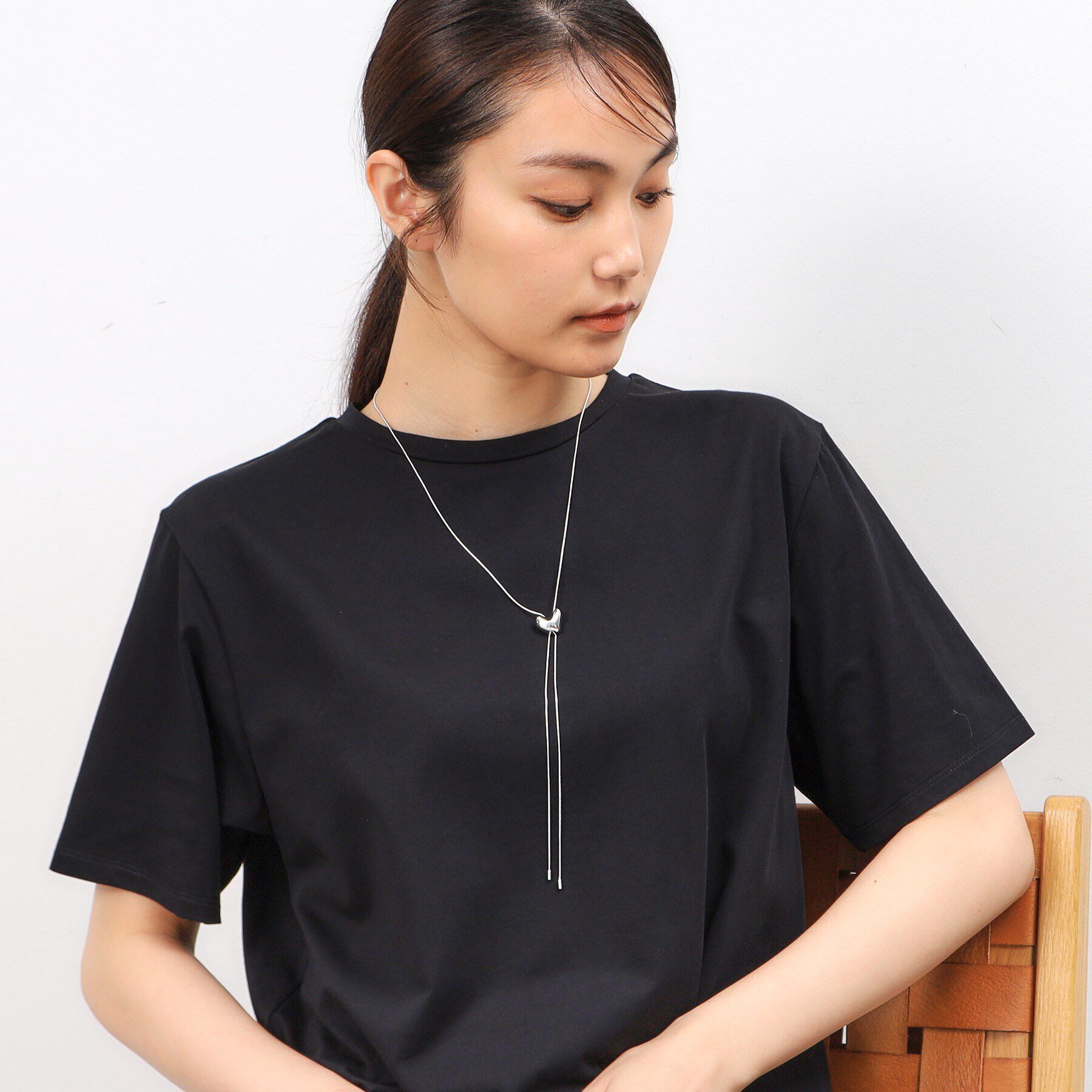 OPAQUE.CLIP「ハートスライドネックレス」|ネックレス|