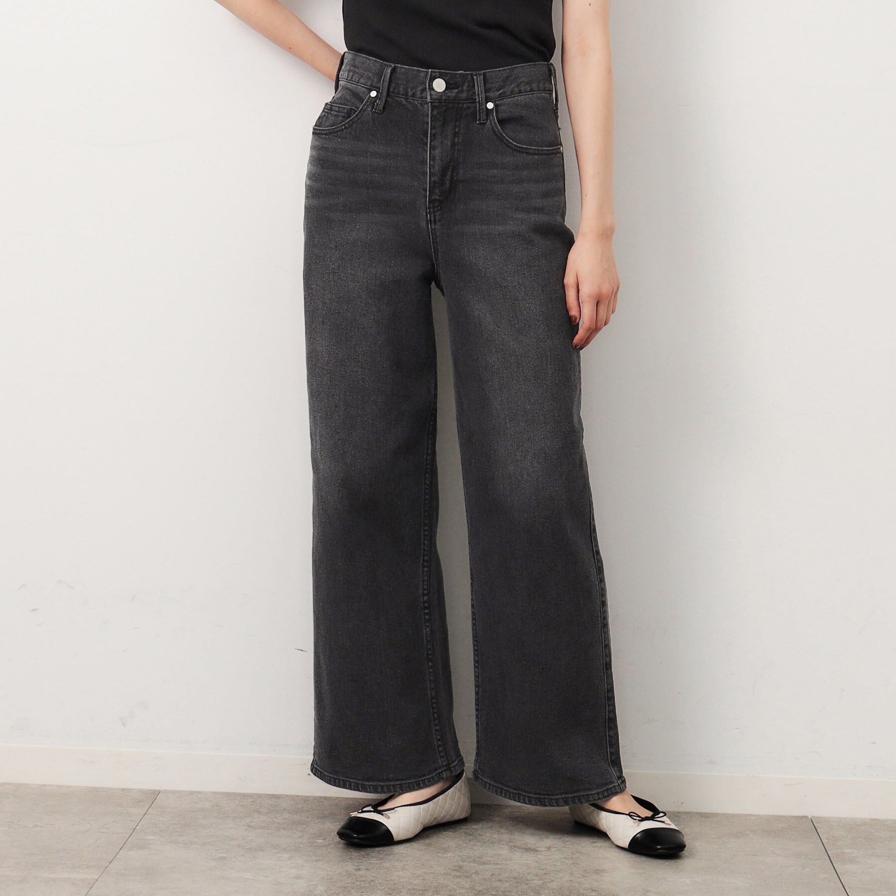 OPAQUE.CLIP「ストレッチバギーデニム／オーガニックコットン混【洗濯機洗い可】」|その他|