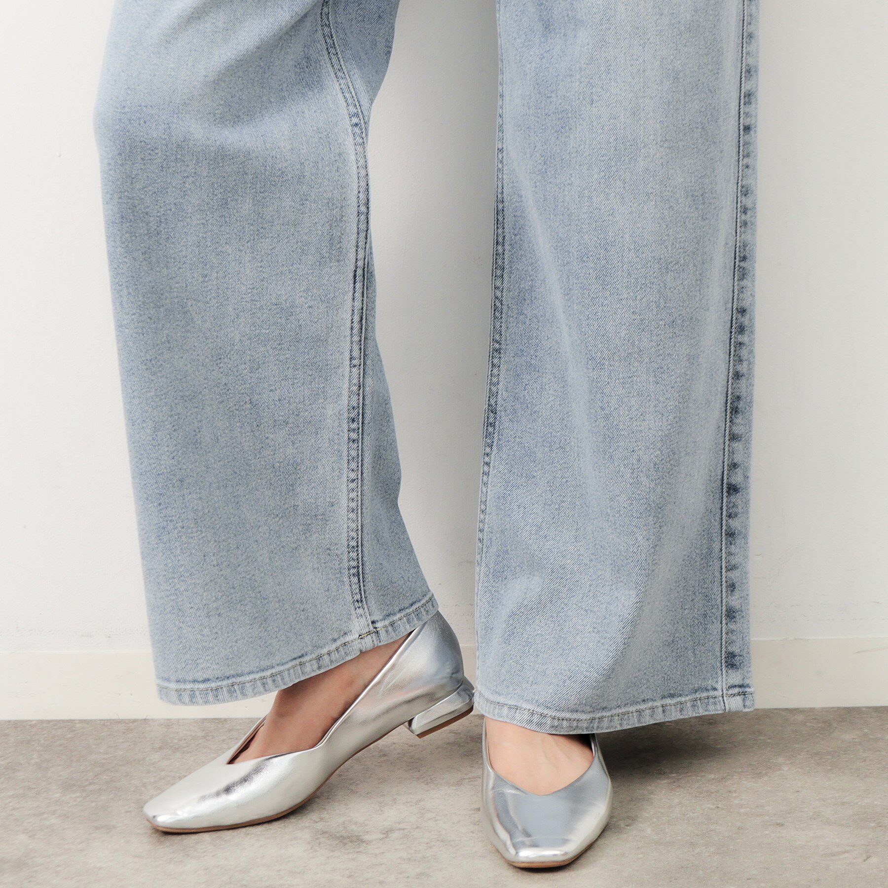 OPAQUE.CLIP「ストレッチバギーデニム／オーガニックコットン混【洗濯機洗い可】」|その他|