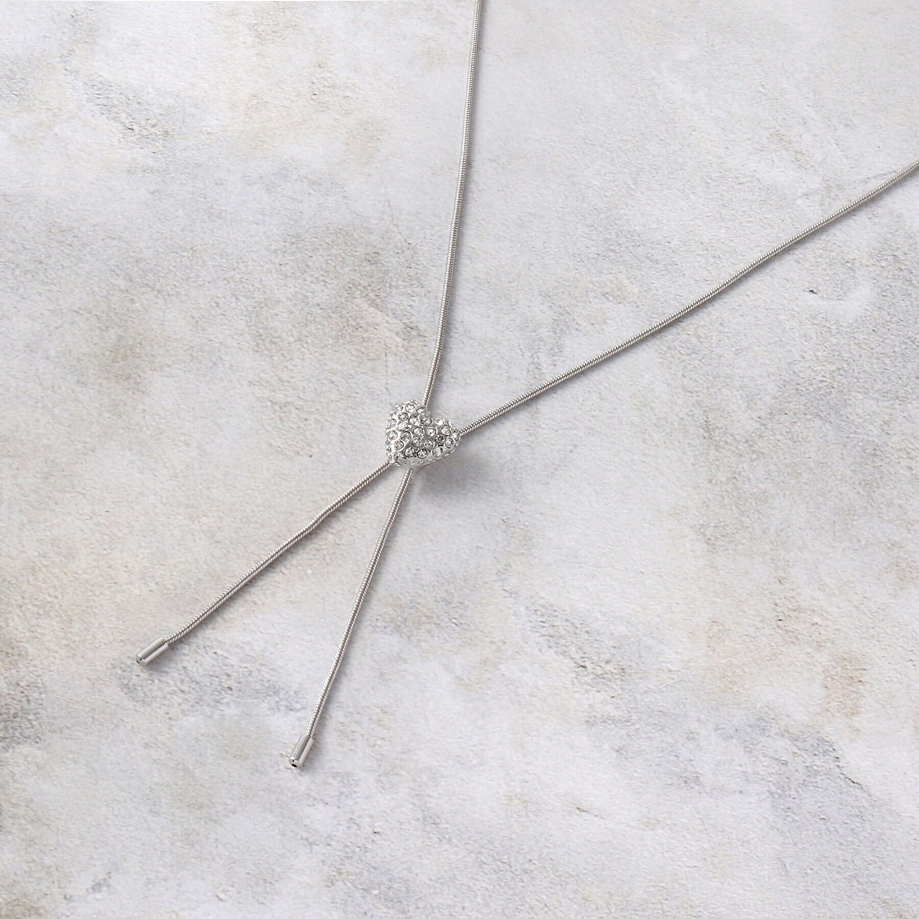 OPAQUE.CLIP「ハートビジュースライドネックレス」|ネックレス|シルバー(006)