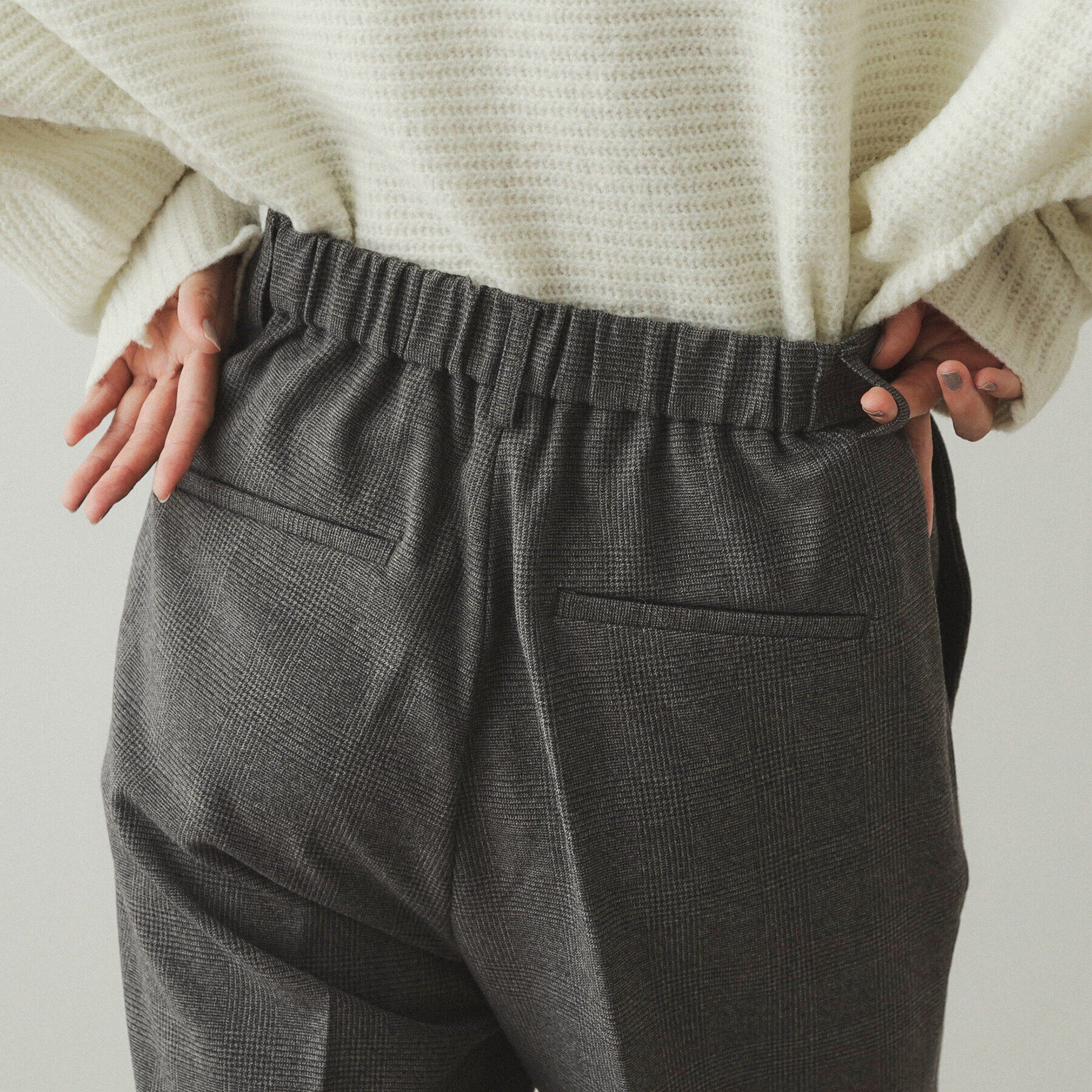 OPAQUE.CLIP「《S-LLsize》裏起毛ストレッチフレアパンツ【吸湿発熱/洗濯機洗い可】」|その他|