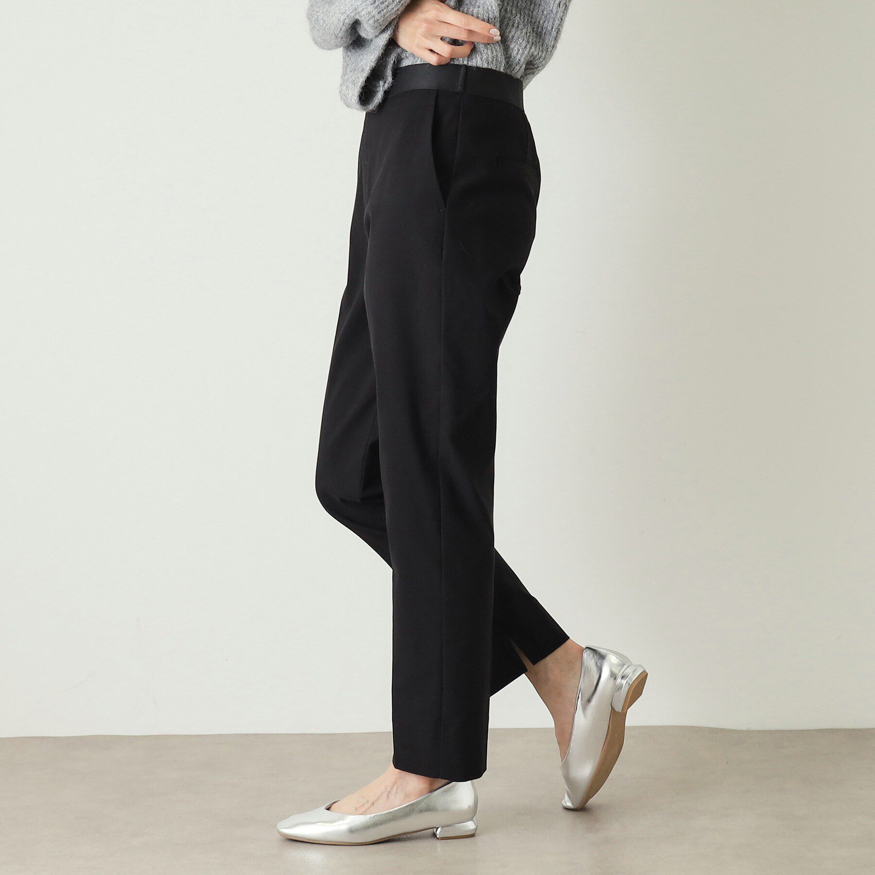 OPAQUE.CLIP「《S-LLsize》裏起毛ハイストレッチスティックパンツ【吸湿発熱/洗濯機洗い可】」|その他|