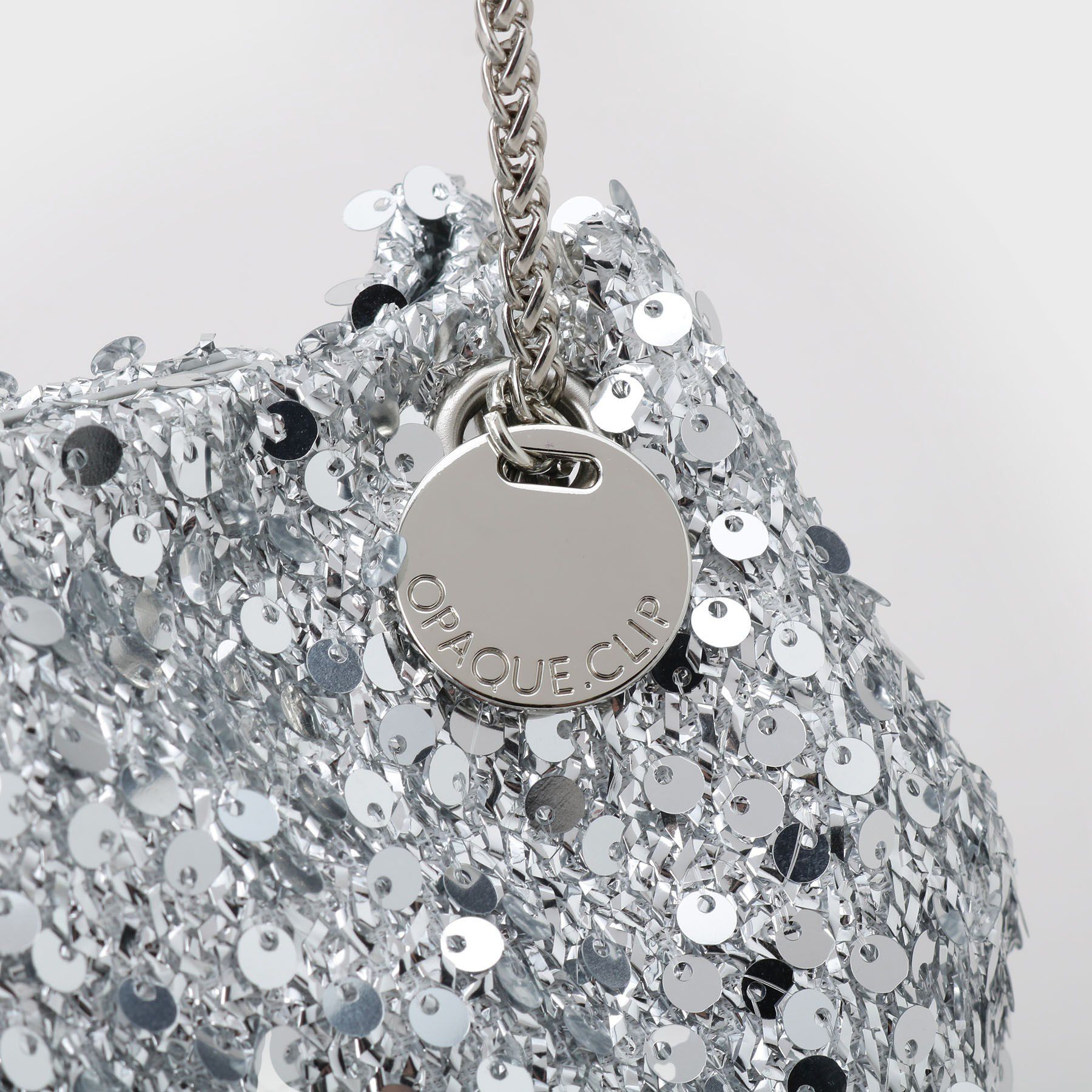 OPAQUE.CLIP「【6色展開】シャイニー素材巾着ミニショルダーバッグ」|ショルダー・メッセンジャー|