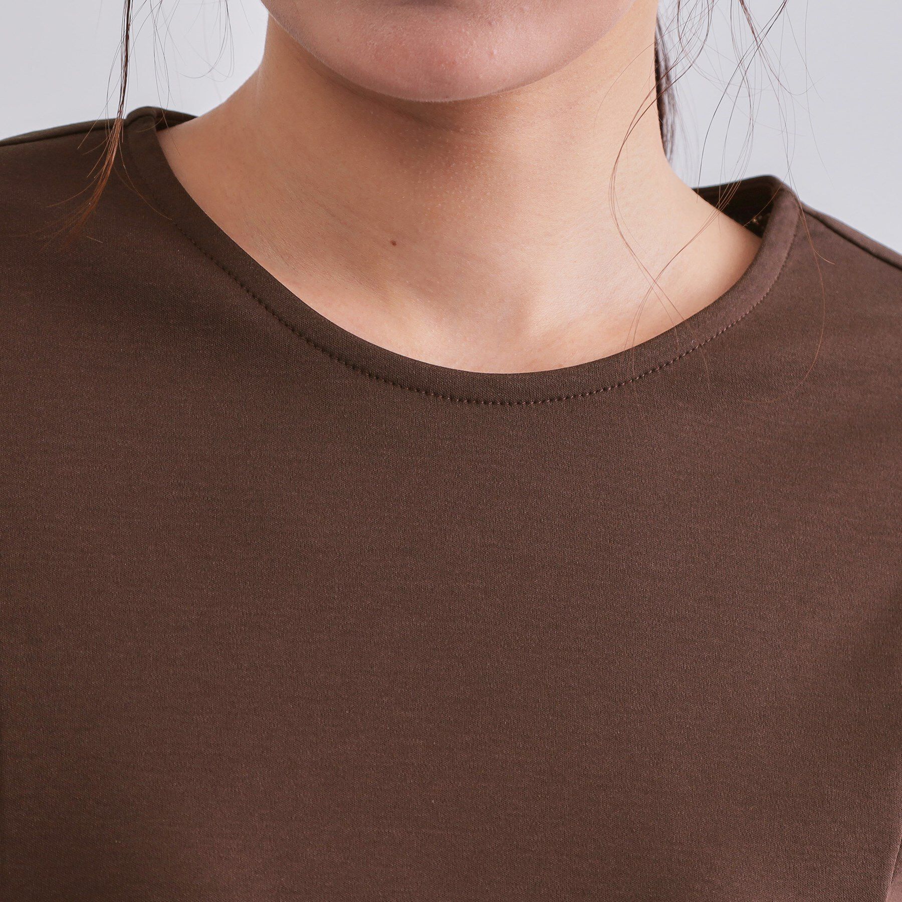 OPAQUE.CLIP「ペプラムドッキングカットソー【洗濯機洗い可】」|Tシャツ・カットソー|