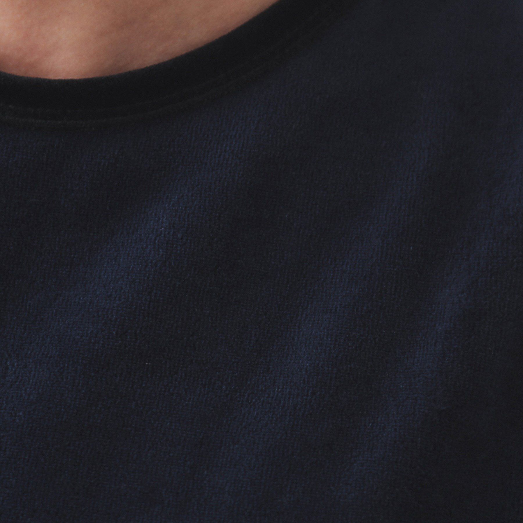 OPAQUE.CLIP「ベロアTシャツ【洗濯機洗い可】」|Tシャツ・カットソー|