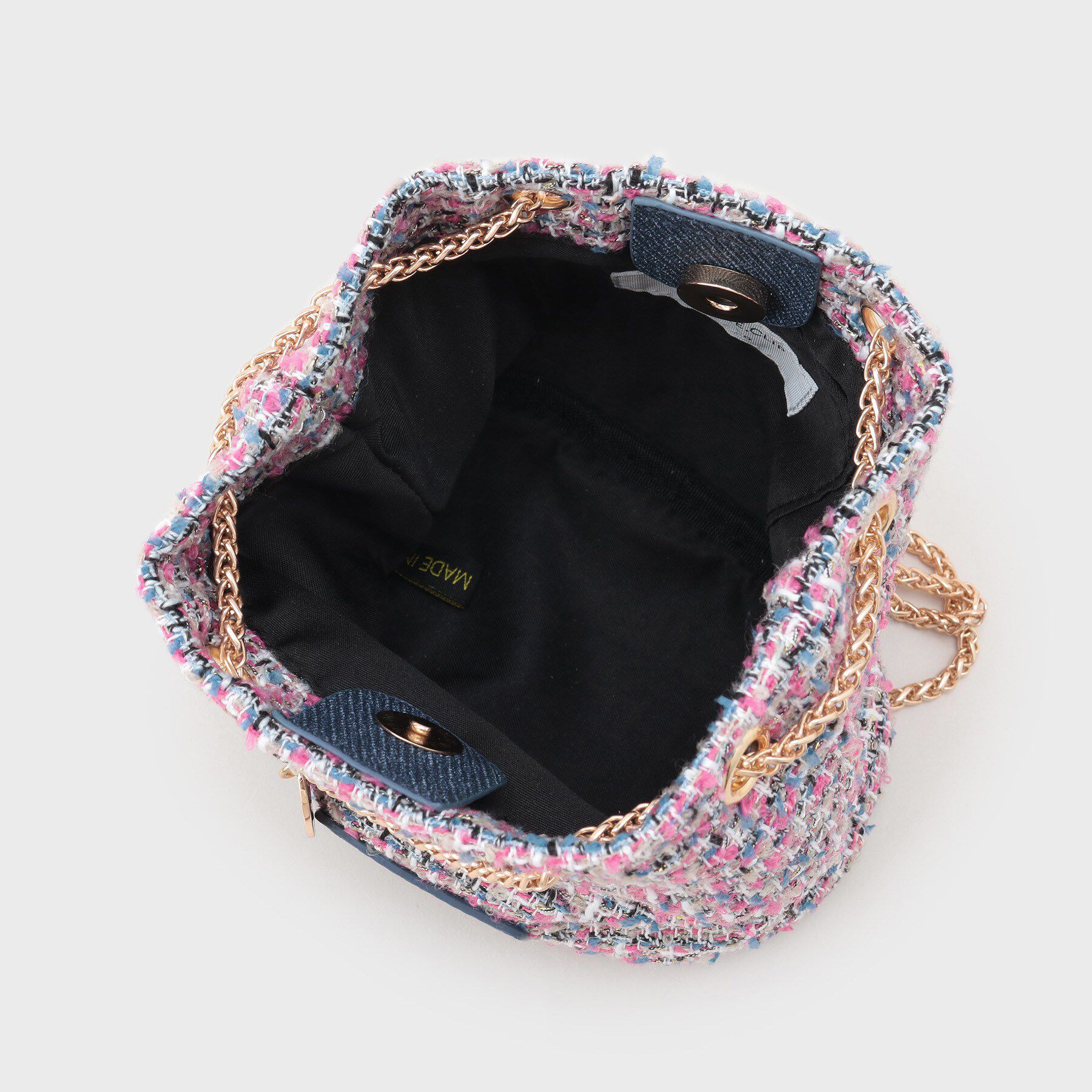 OPAQUE.CLIP「【2WAY】ツイードコンビミニショルダー」|ショルダー・メッセンジャー|