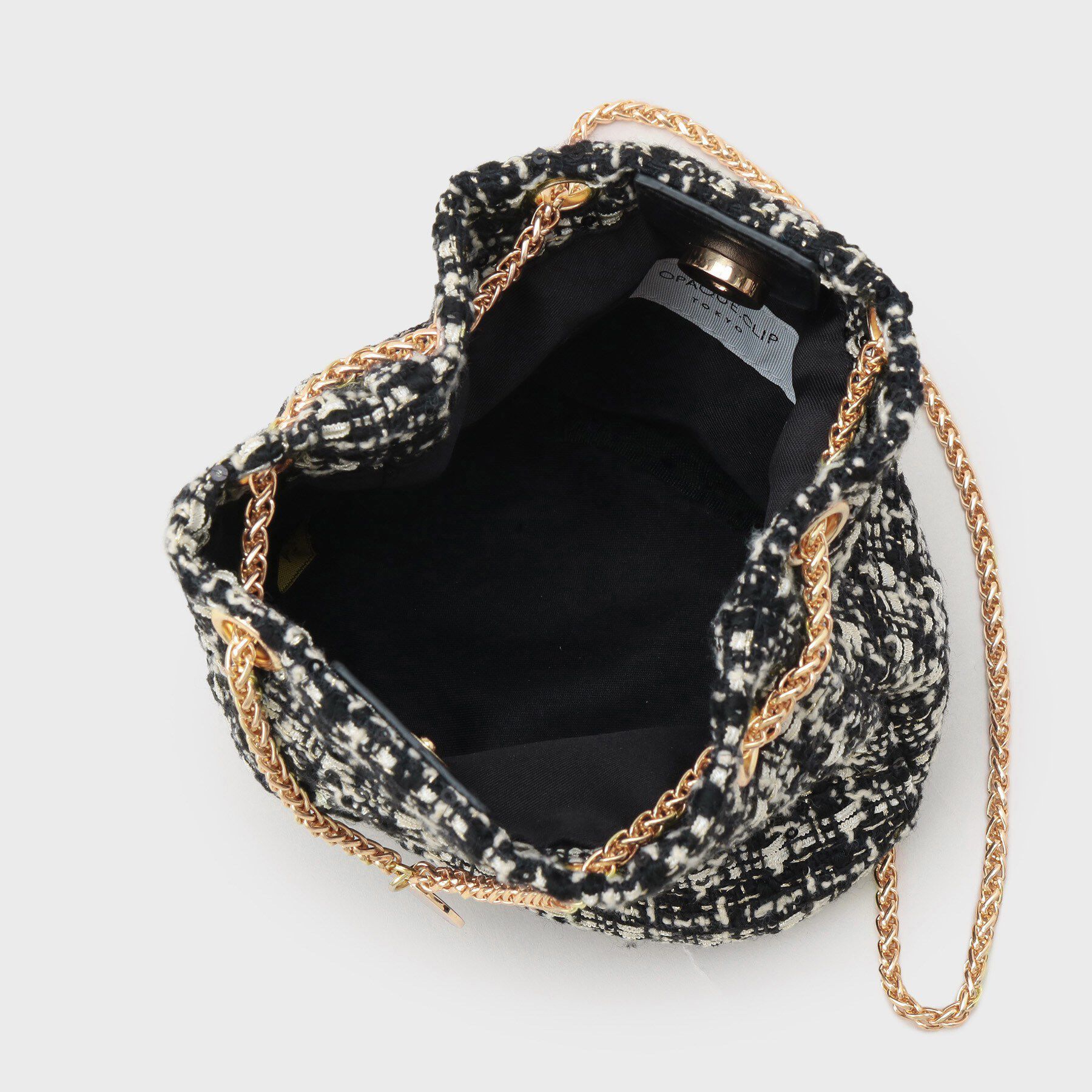 OPAQUE.CLIP「【2WAY】ツイードコンビミニショルダー」|ショルダー・メッセンジャー|