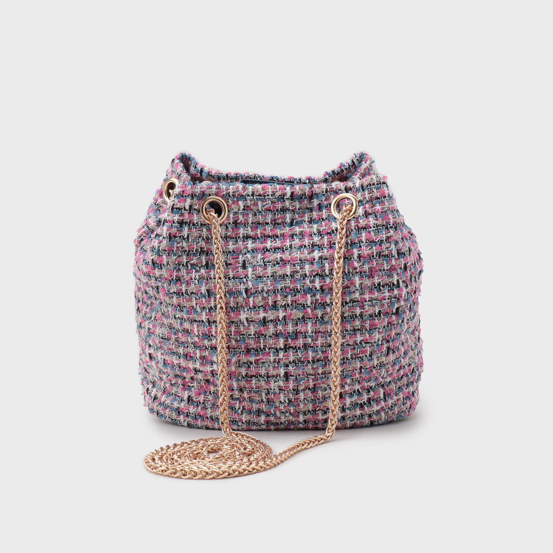 OPAQUE.CLIP「【2WAY】ツイードコンビミニショルダー」|ショルダー・メッセンジャー|