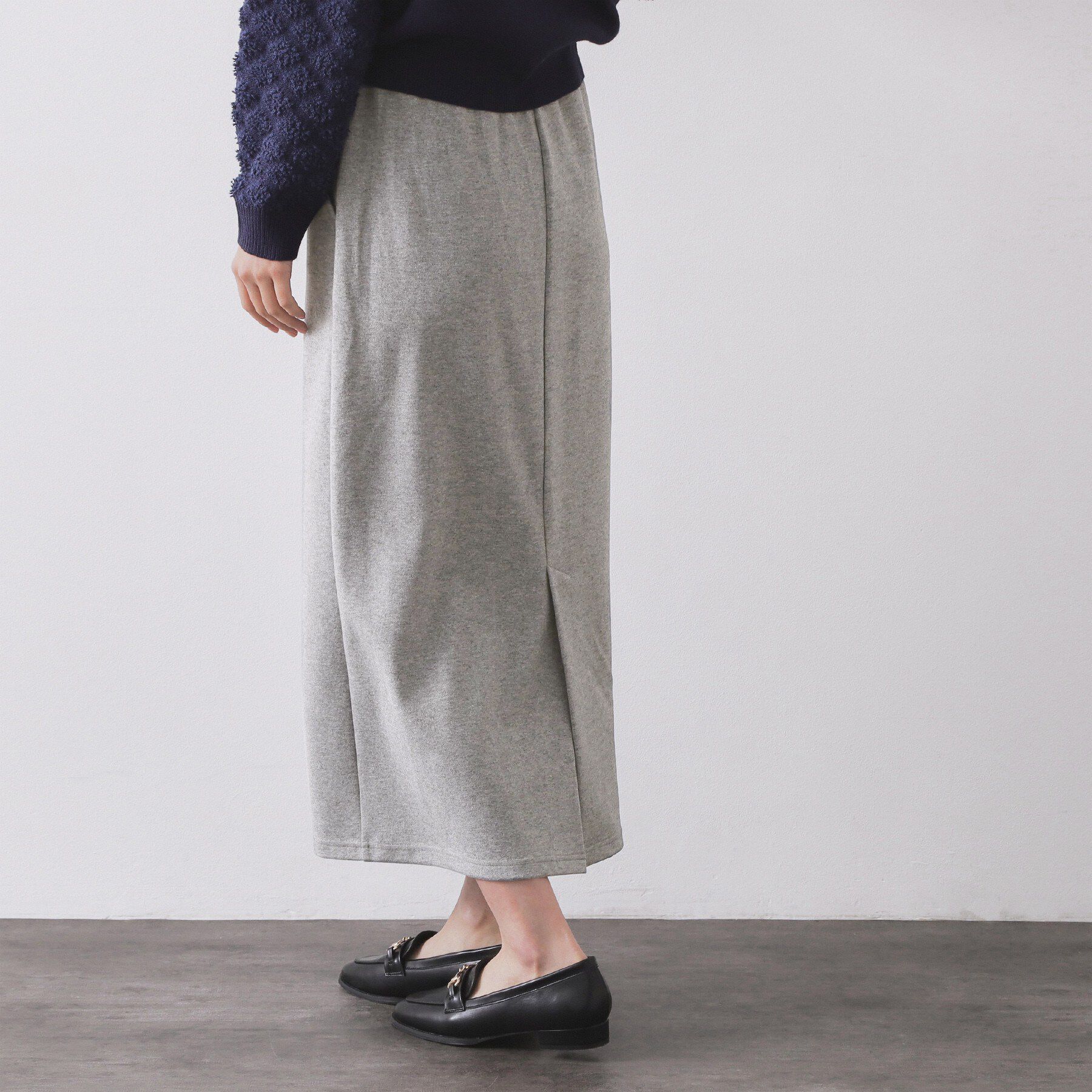 OPAQUE.CLIP「イージーナロースカート/セットアップ対応【洗濯機OK】」|スカート|