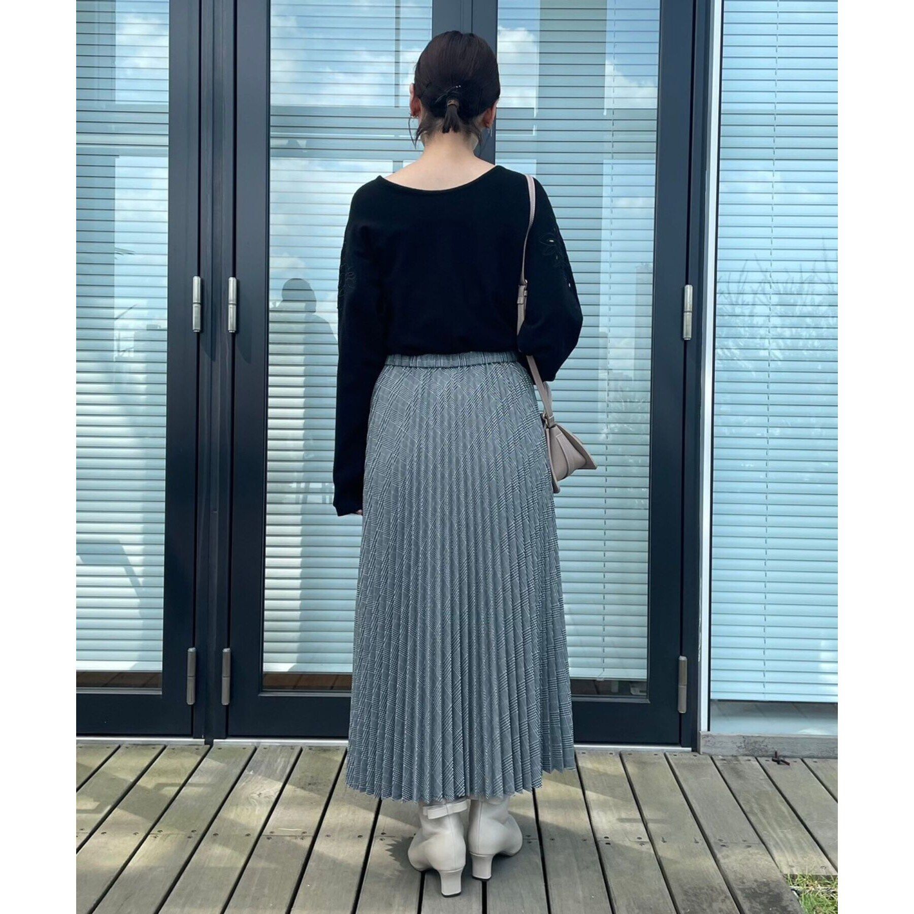 Couture broach「【上品さを添えた刺繍ニット】エンブロドルマンニット」|ニット・セーター|