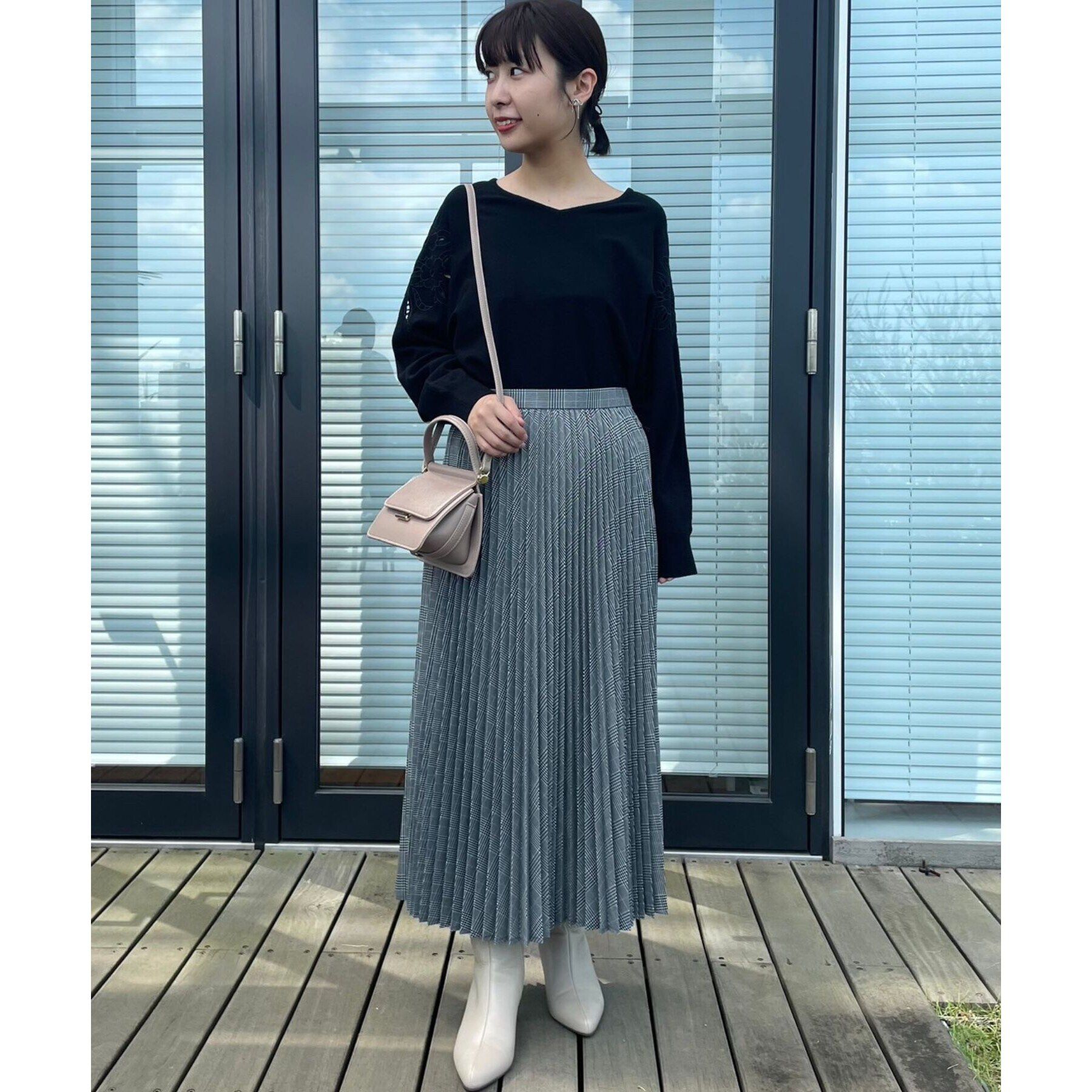 Couture broach「【上品さを添えた刺繍ニット】エンブロドルマンニット」|ニット・セーター|