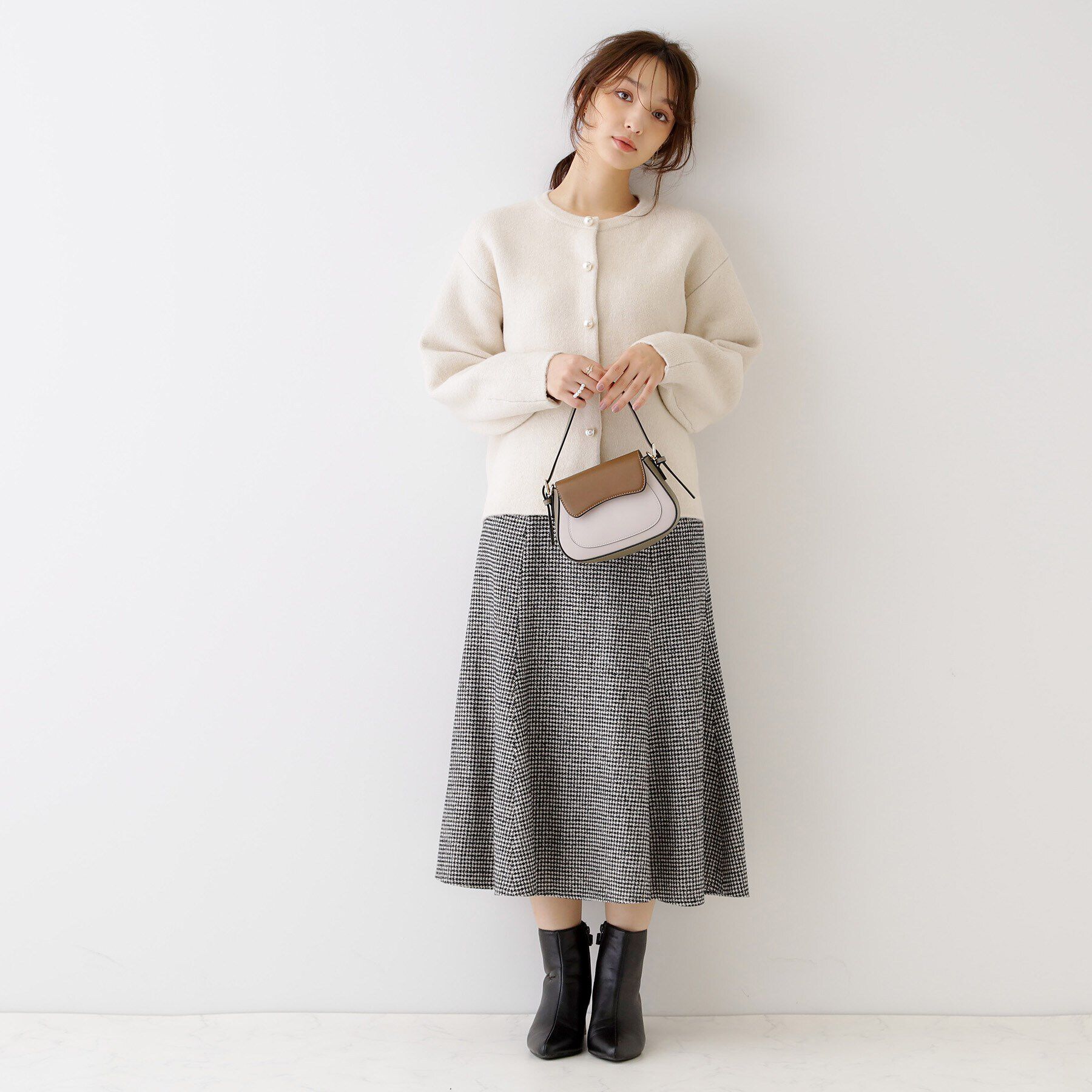 Couture broach「配色ハンドバッグ」|ハンドバッグ|