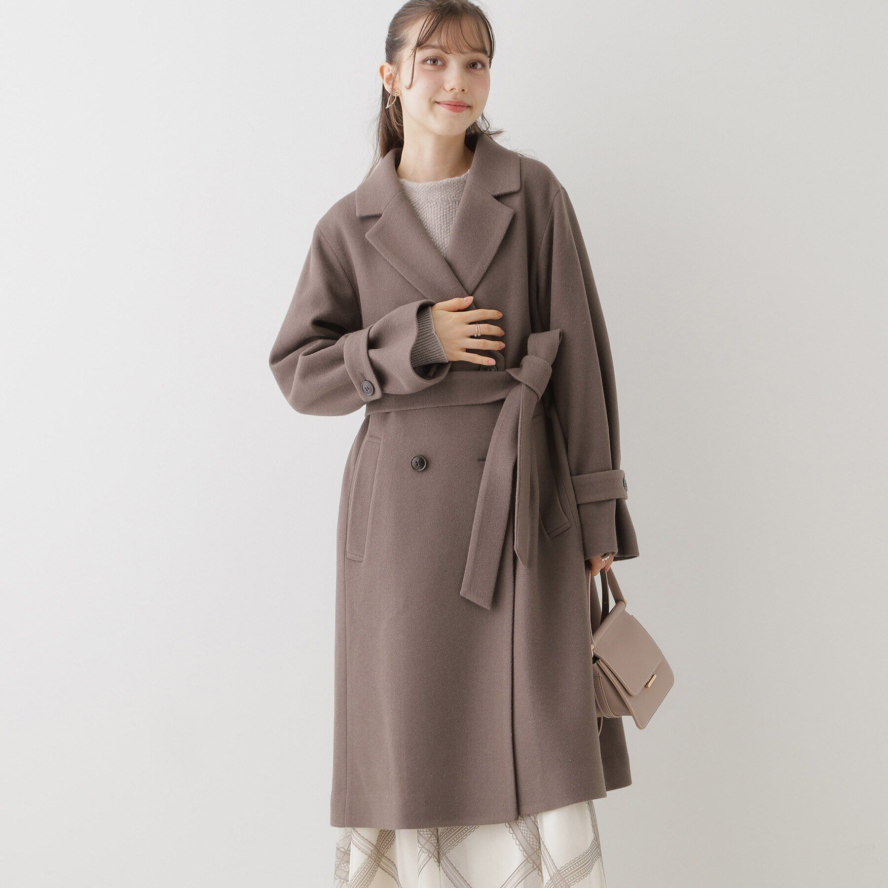 Couture broach「【大人レディーへ捧げる】ベーシックチェスターコート」|チェスターコート|