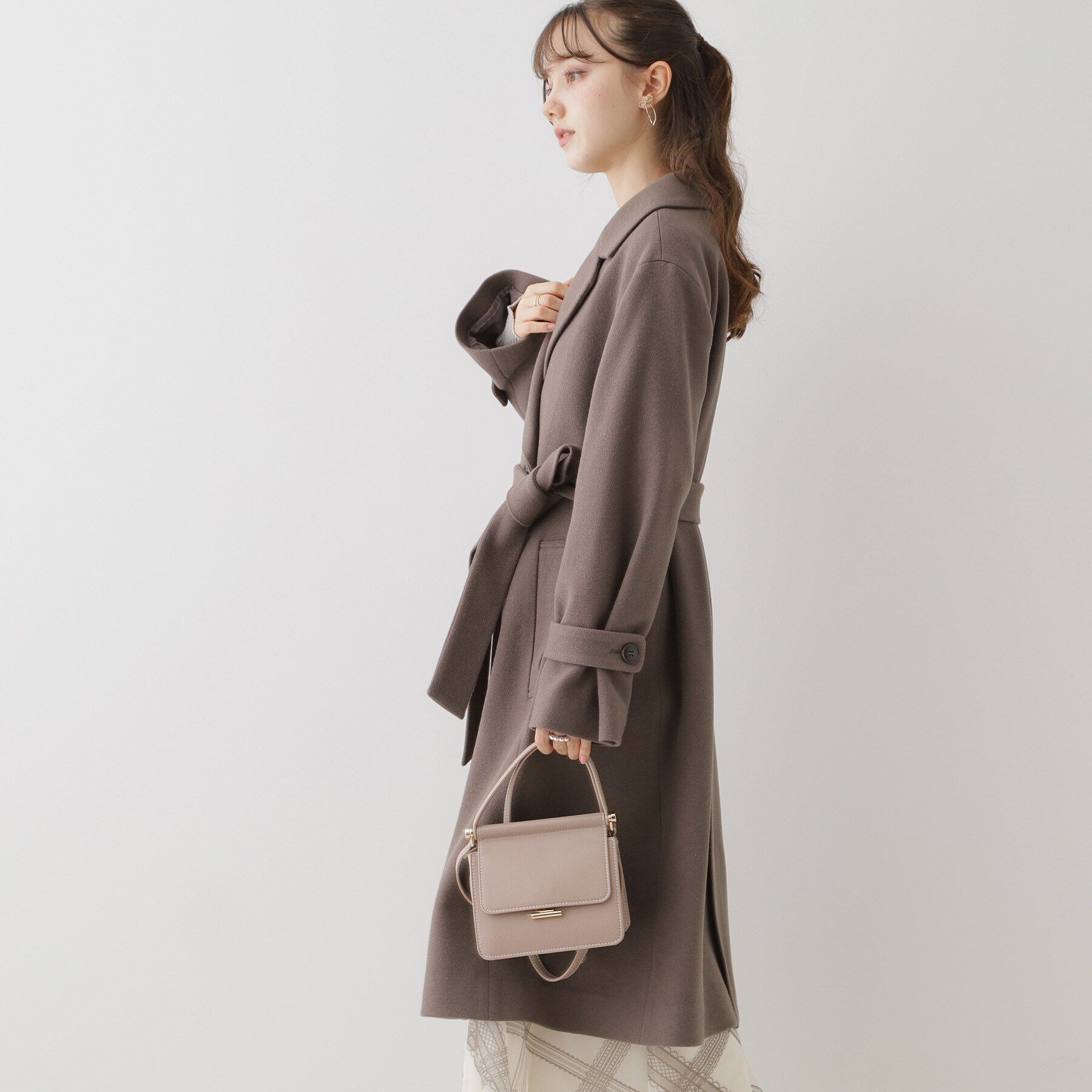 Couture broach「【大人レディーへ捧げる】ベーシックチェスターコート」|チェスターコート|