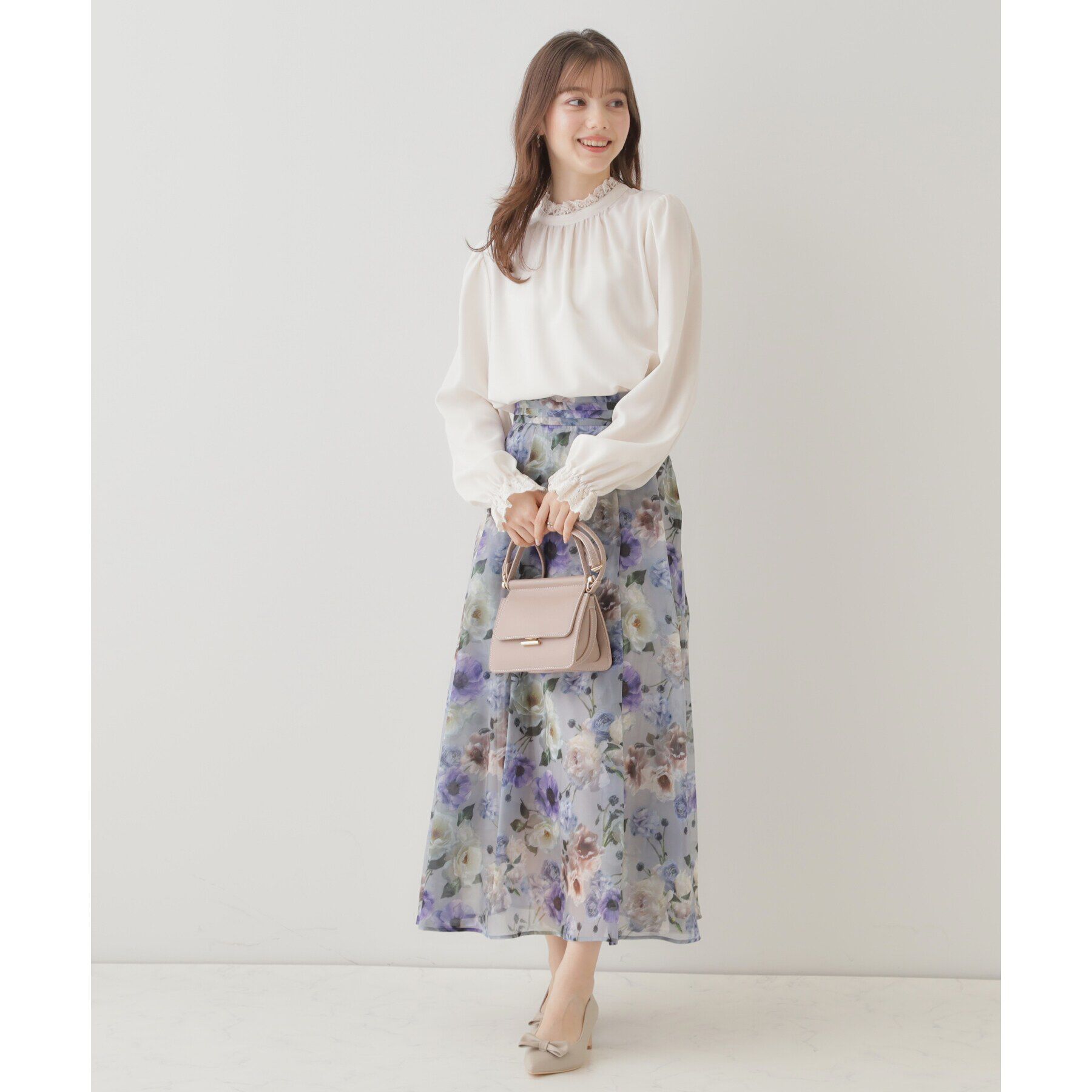 Couture broach「【ほろ甘・大人カワイイ】エンブロレース2WAYブラウス」|シャツ・ブラウス|