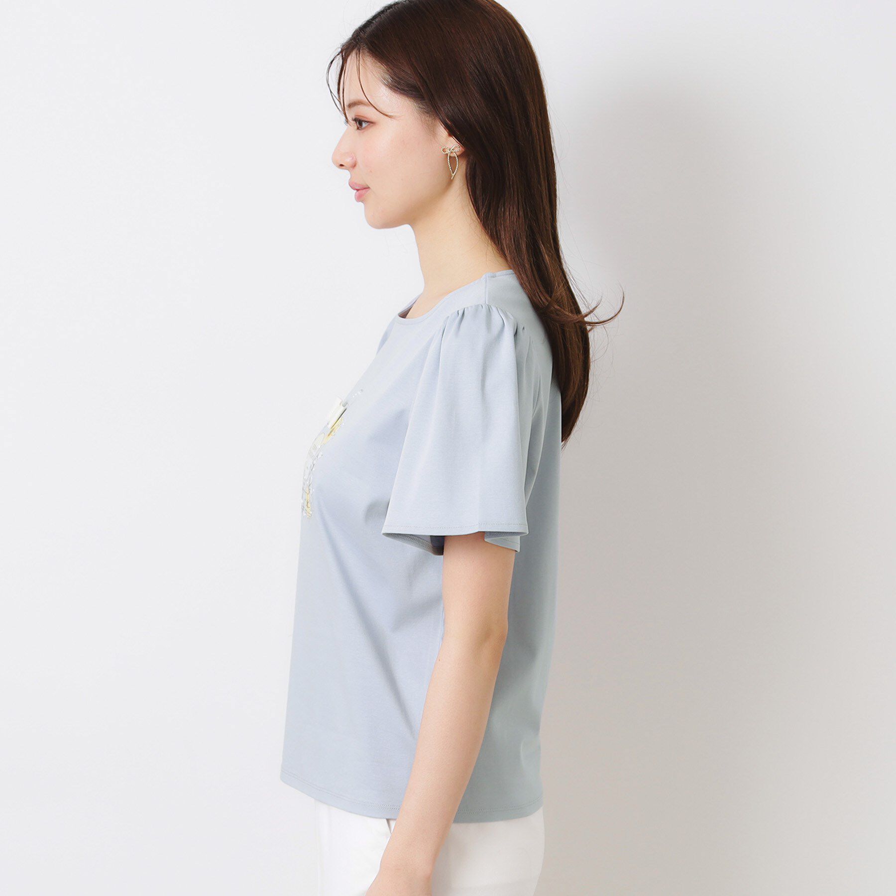 Couture broach「【接触冷感・UVカット】パフュームプリントTシャツ」|Tシャツ・カットソー|