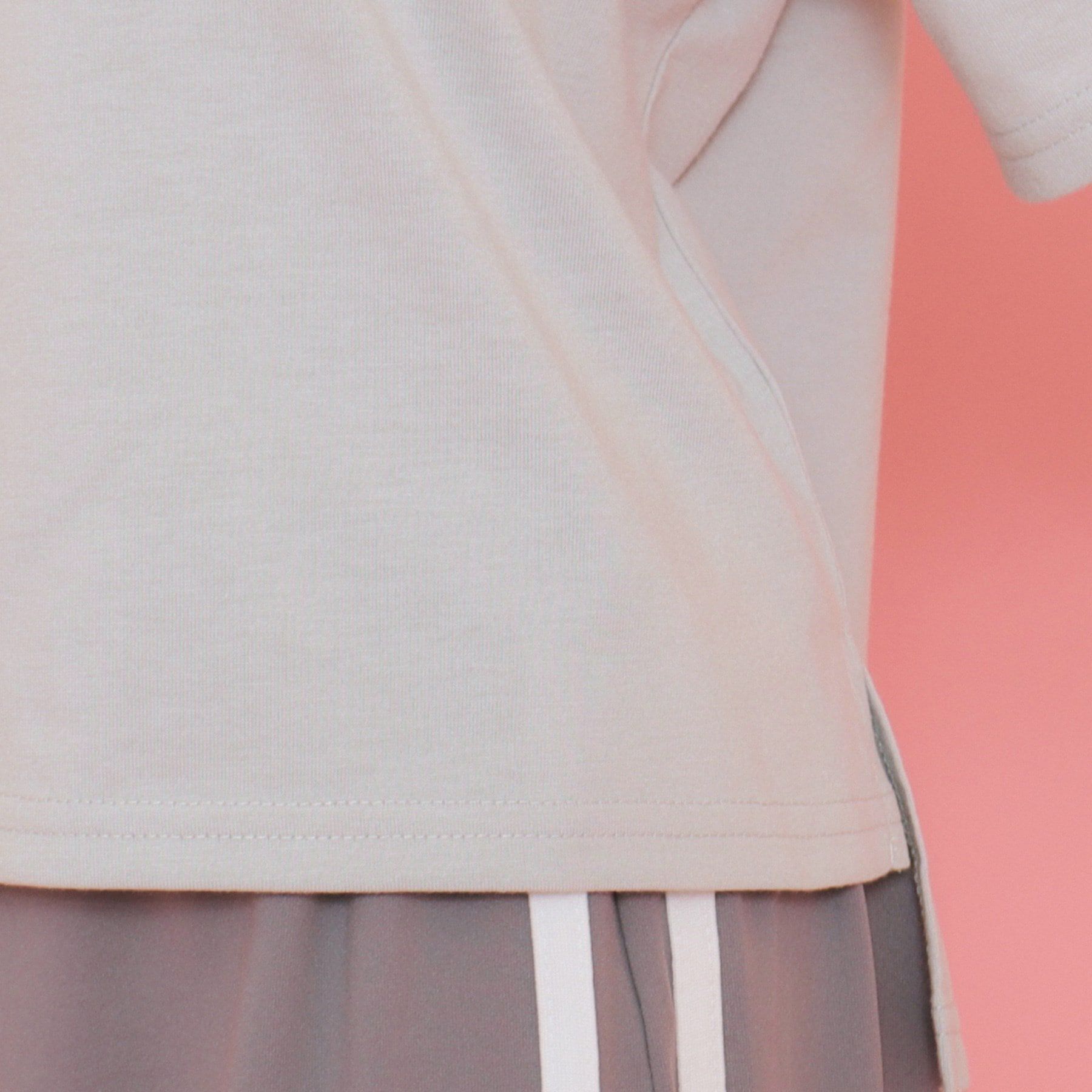 PINK-latte「ポロ衿ハーフジップTシャツ」|Tシャツ・カットソー|