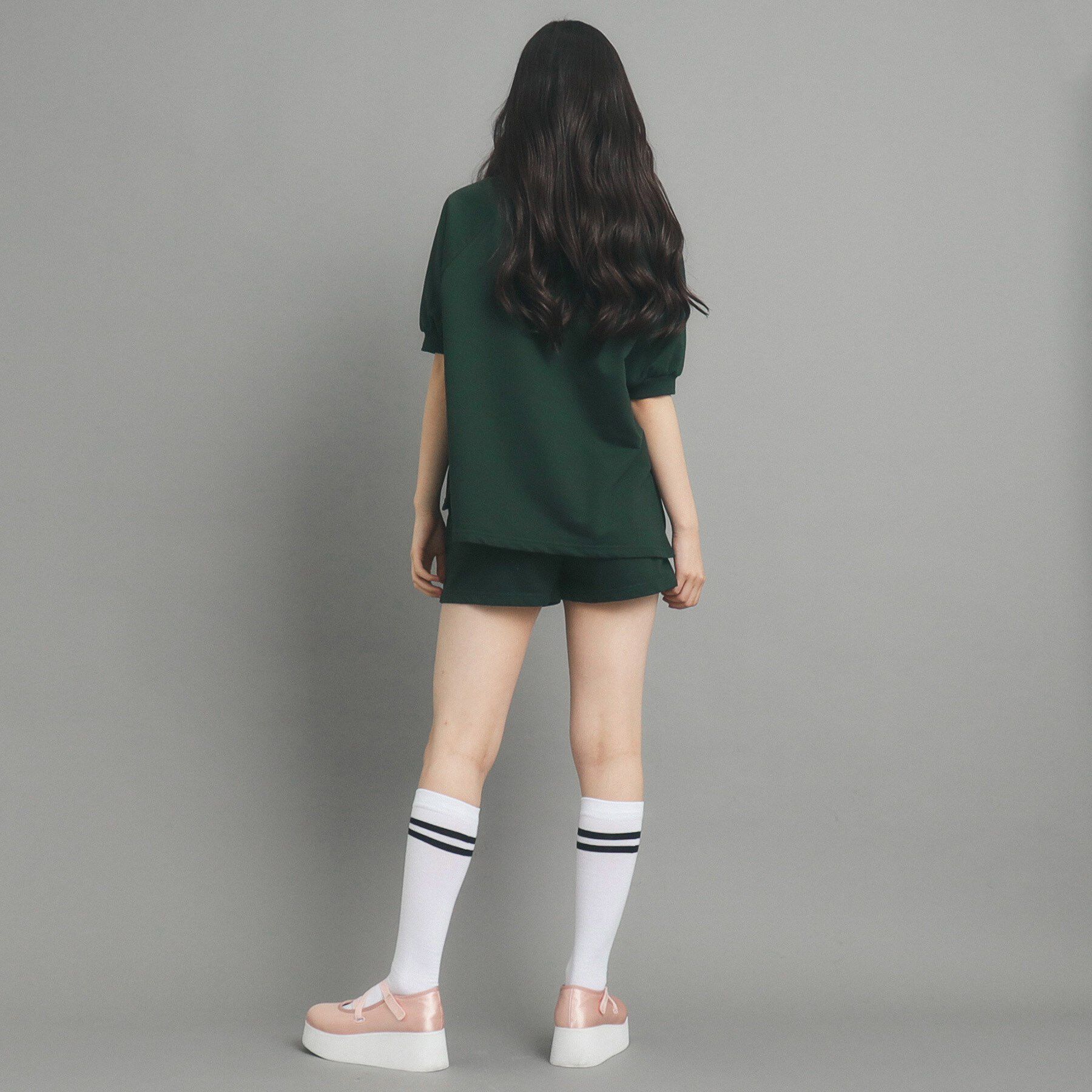 PINK-latte「【130cmあり/セットアイテム】裏毛カレッジプリント」|その他|