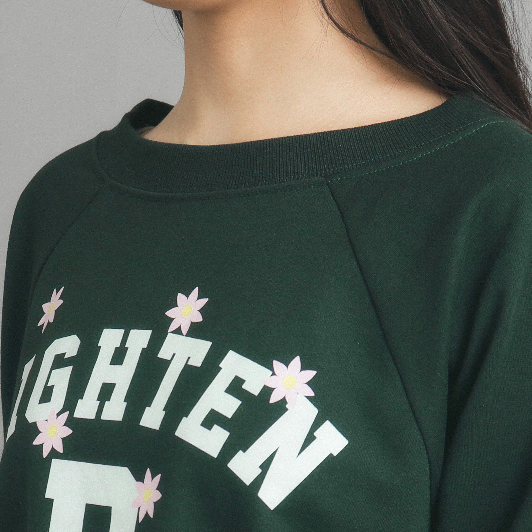 PINK-latte「【130cmあり/セットアイテム】裏毛カレッジプリント」|その他|