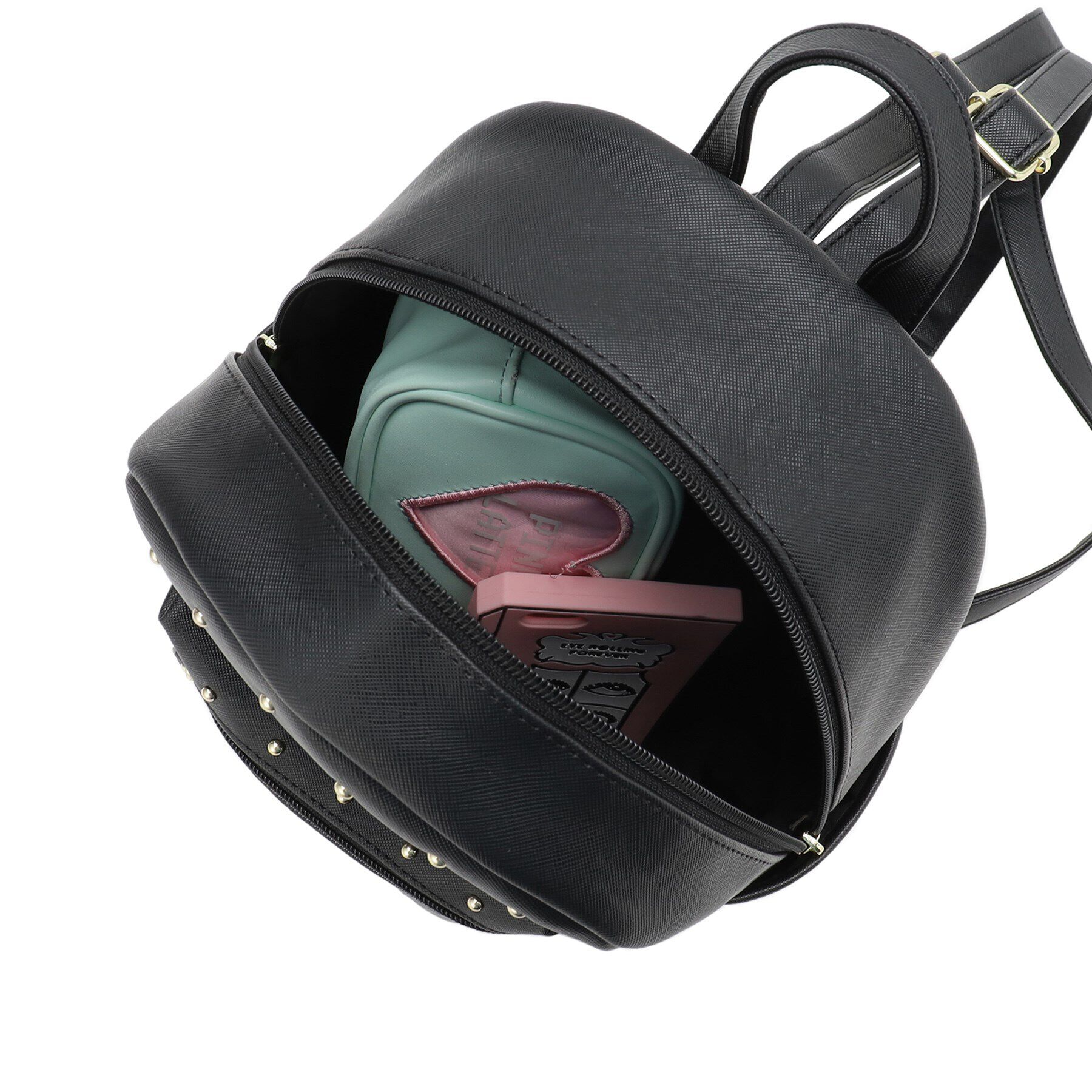 PINK-latte「ラインスタッズミニリュック」|リュック|