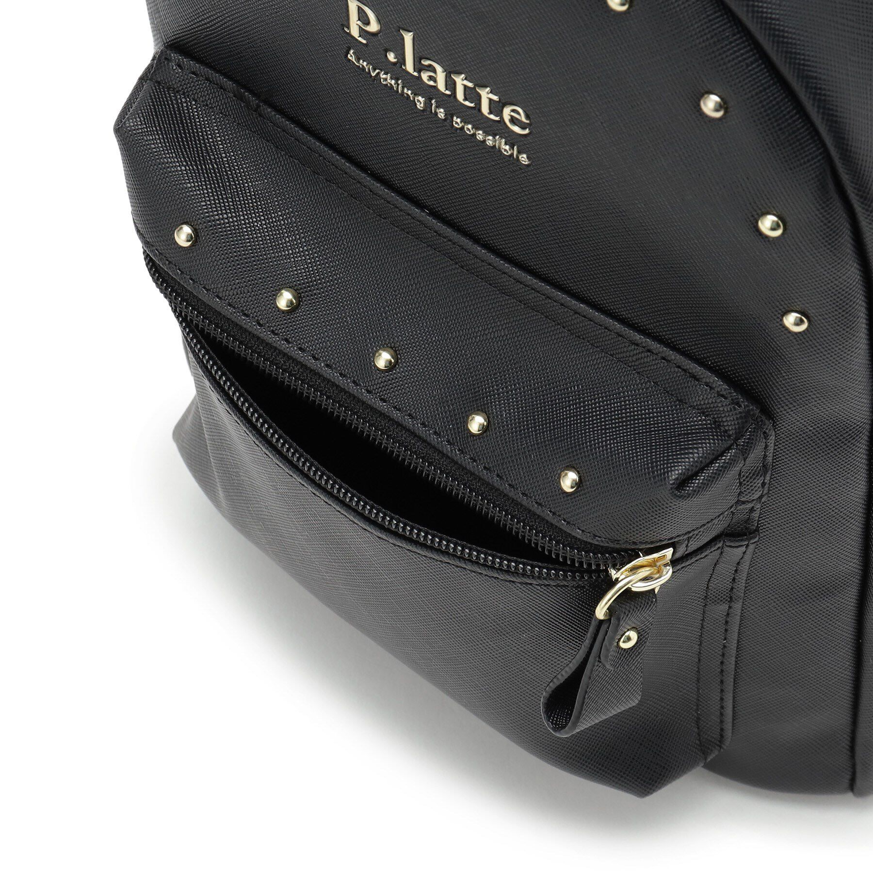 PINK-latte「ラインスタッズミニリュック」|リュック|