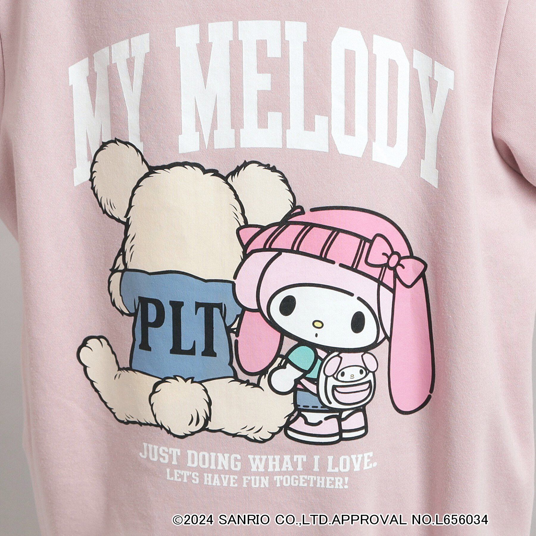 PINK-latte「【サンリオキャラクターズコラボ】耳付きフードパーカー」|パーカー|