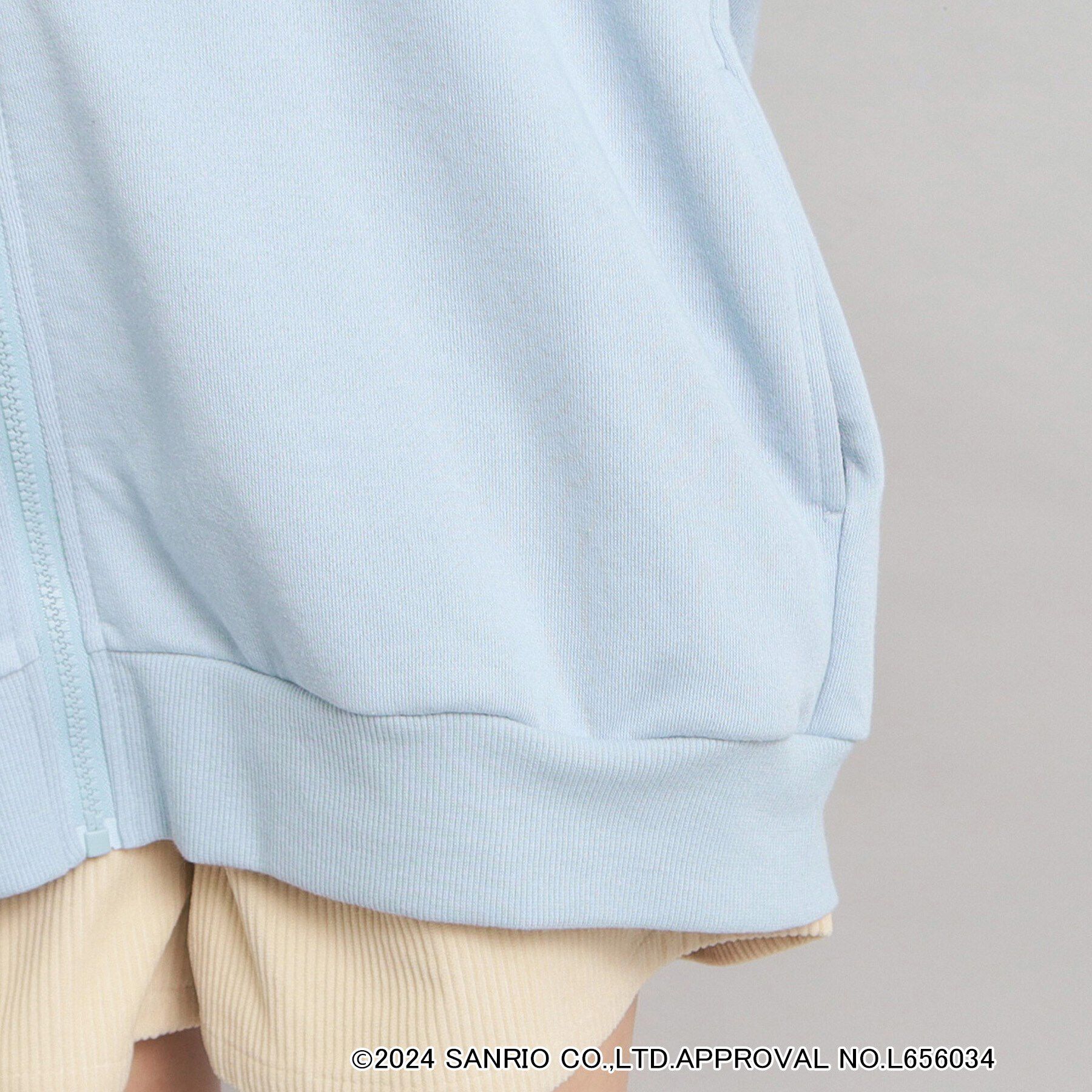 PINK-latte「【サンリオキャラクターズコラボ】耳付きフードパーカー」|パーカー|