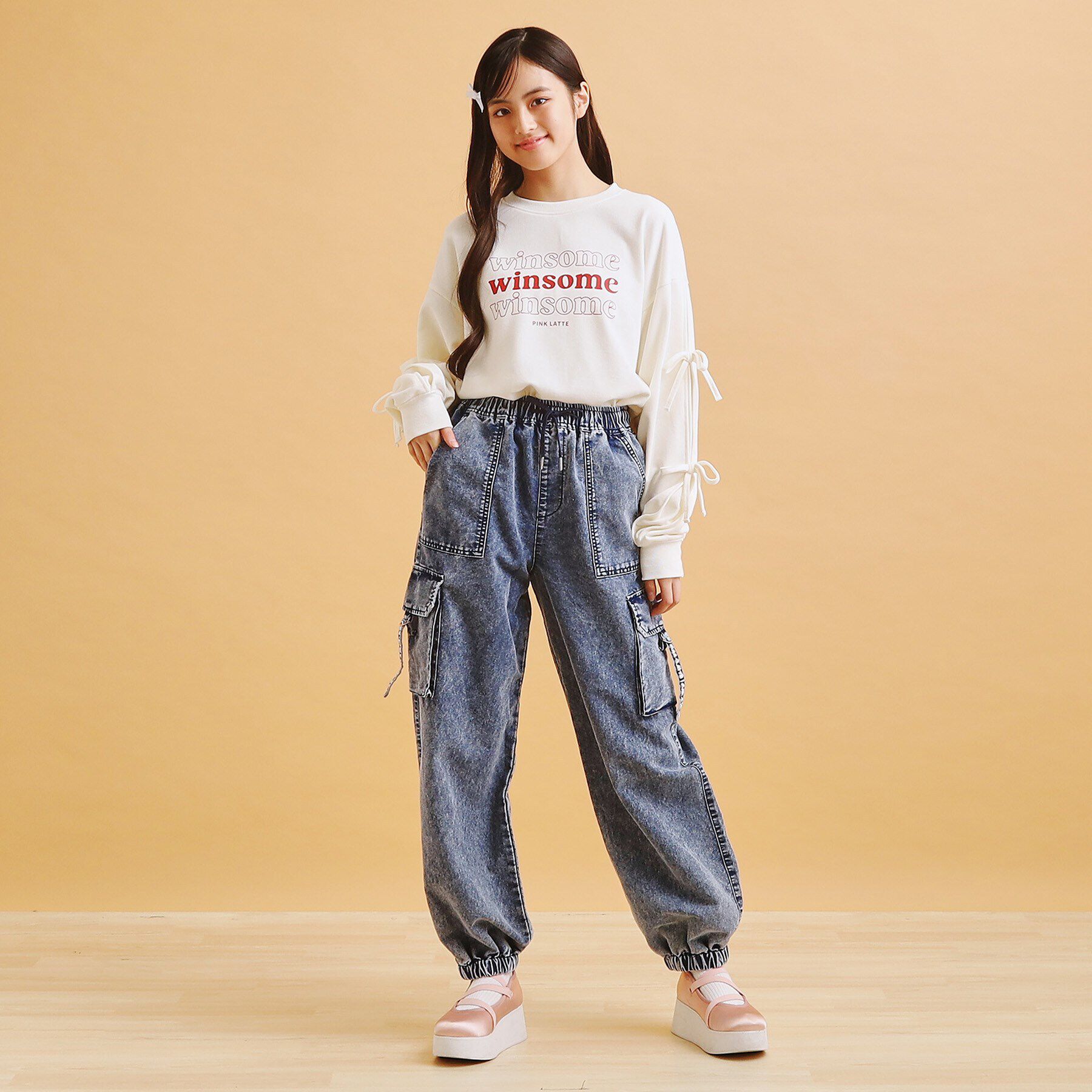 PINK-latte「デニムカーゴパンツ」|その他|