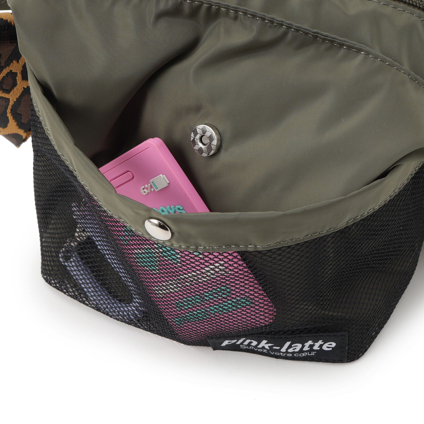 PINK-latte「レオパードカジュアルショルダー」|ショルダー・メッセンジャー|