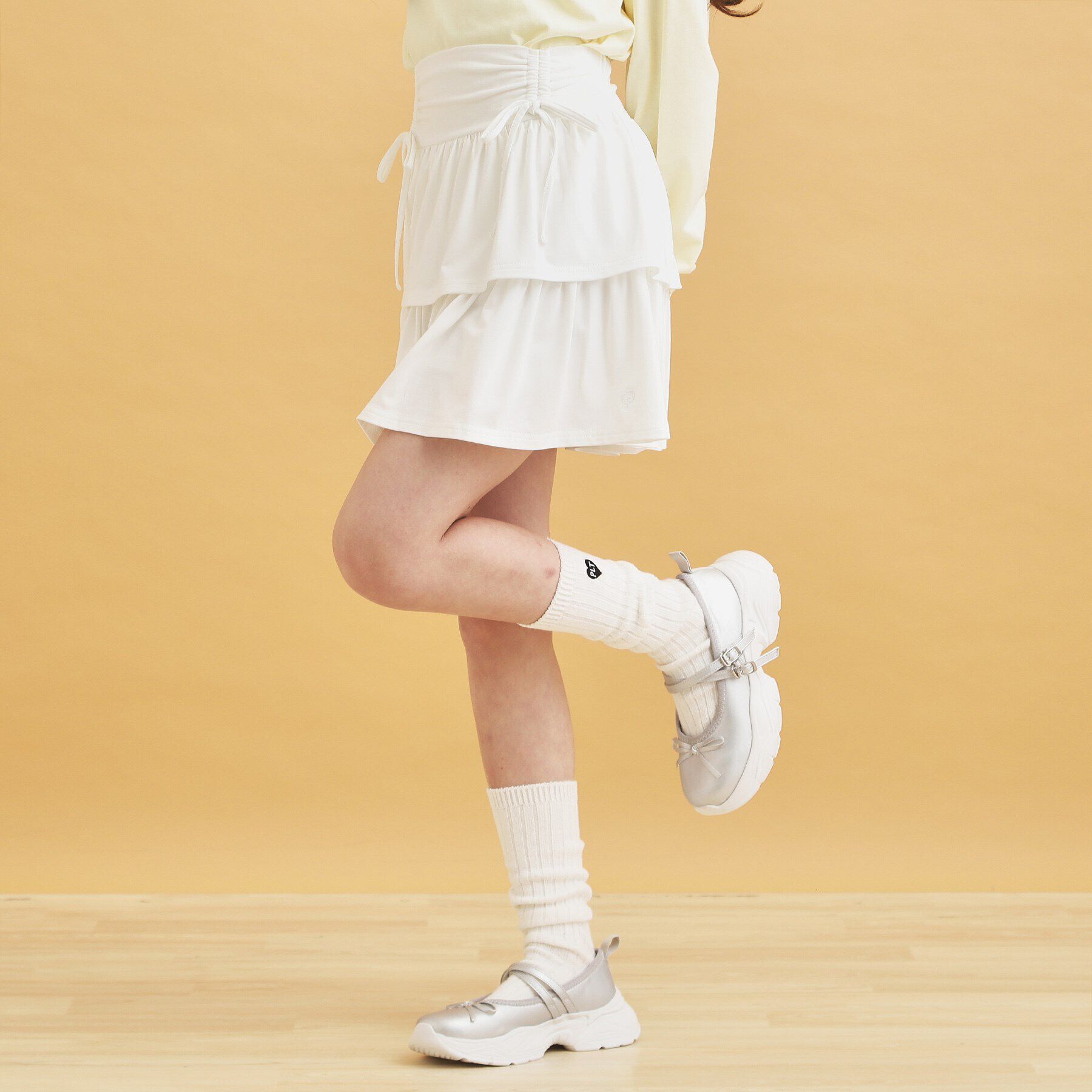 PINK-latte「リボンティアードスカート」|スカート|